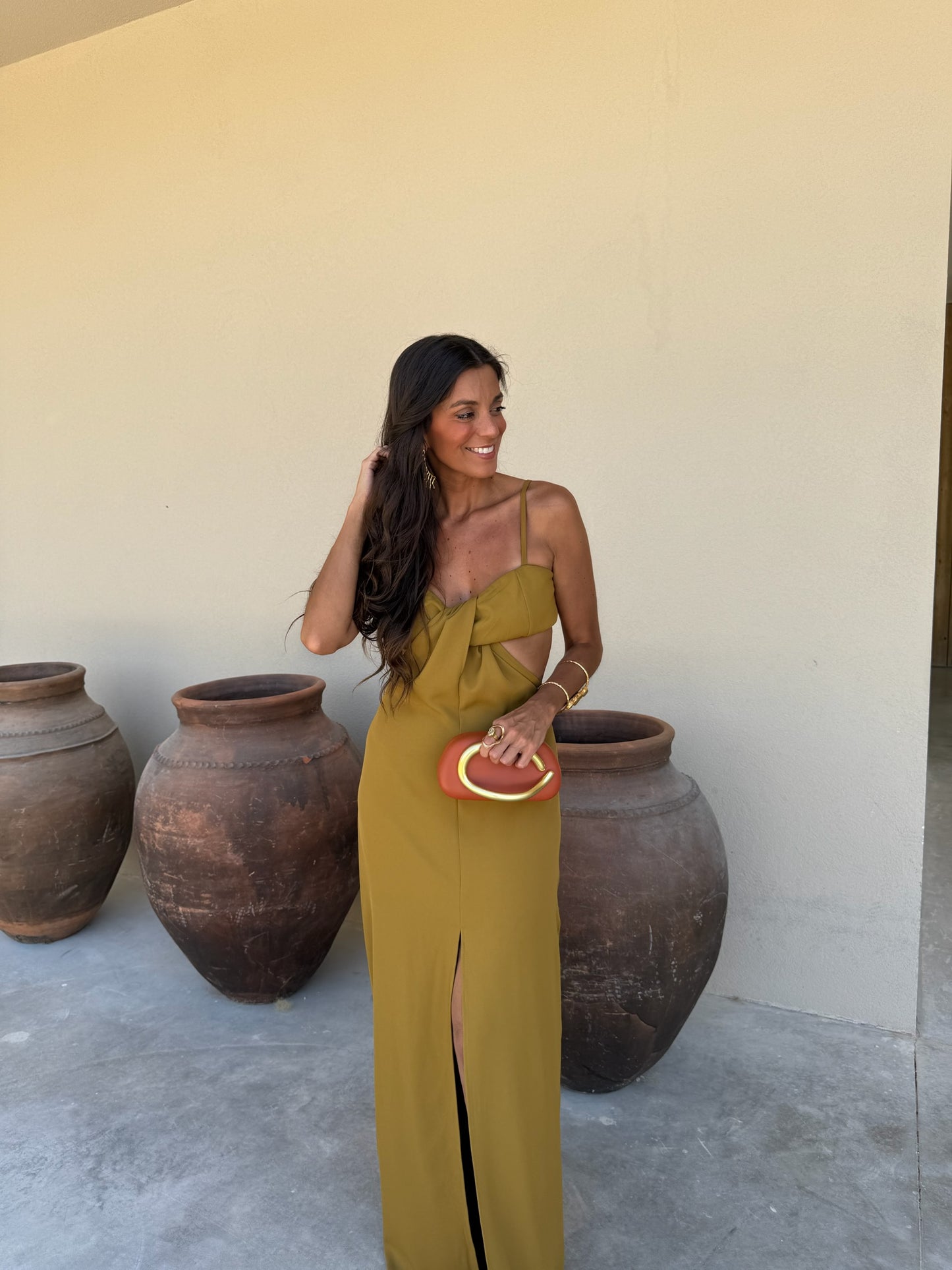 Kenya Dress in Olive