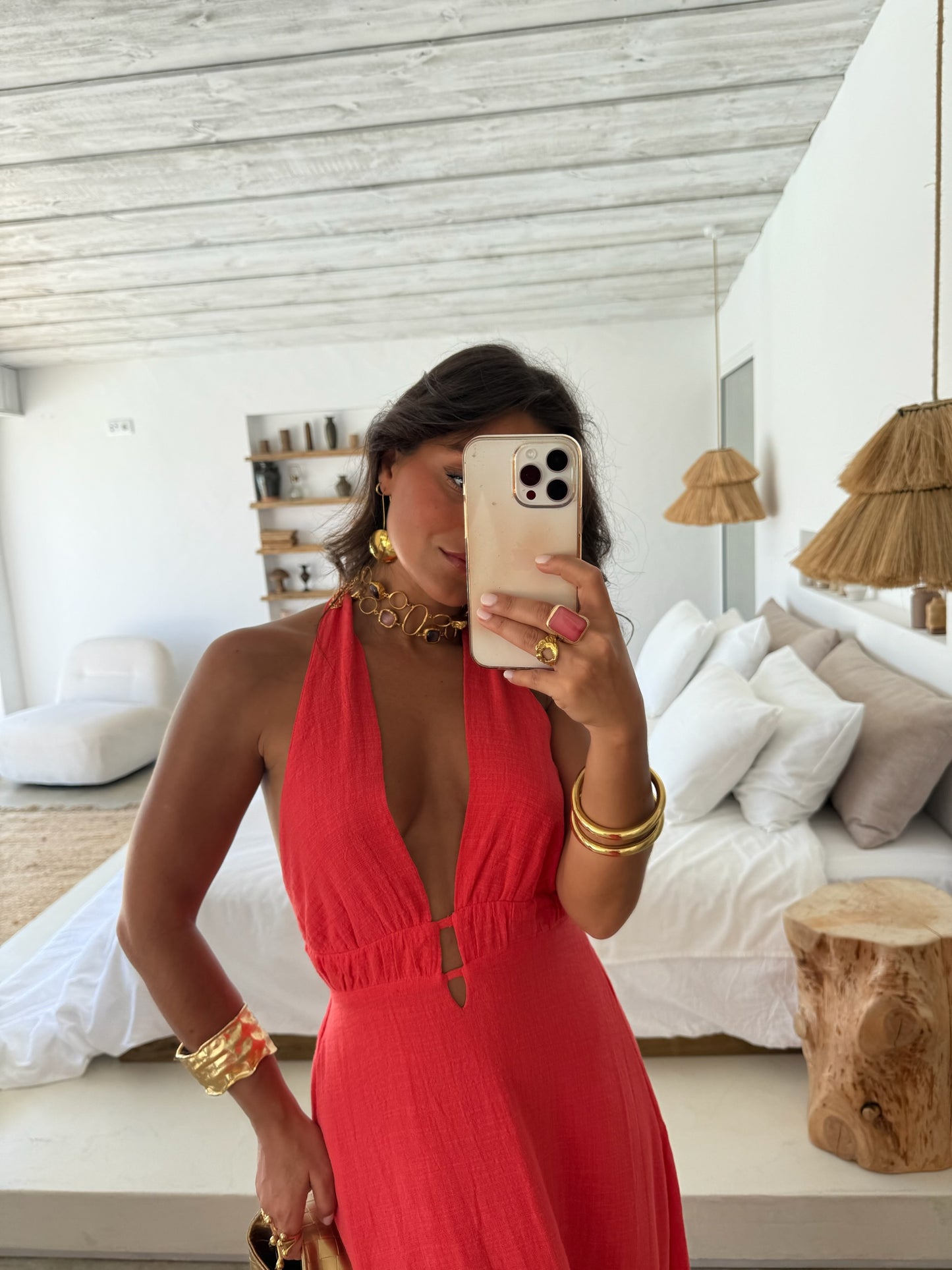 Isla Dress in Corlal