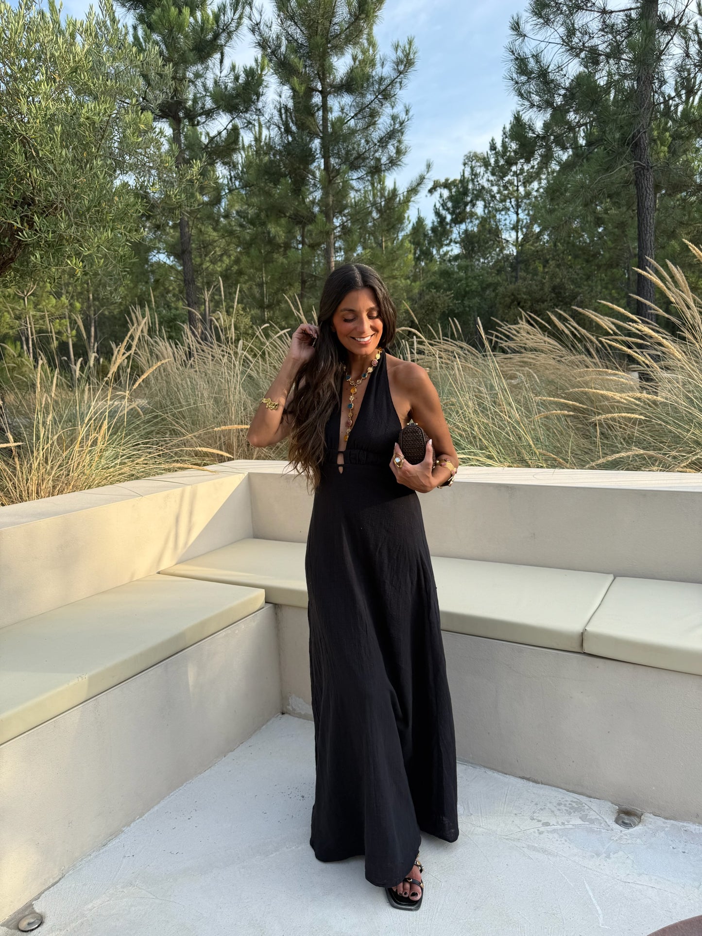 Isla Dress in Black