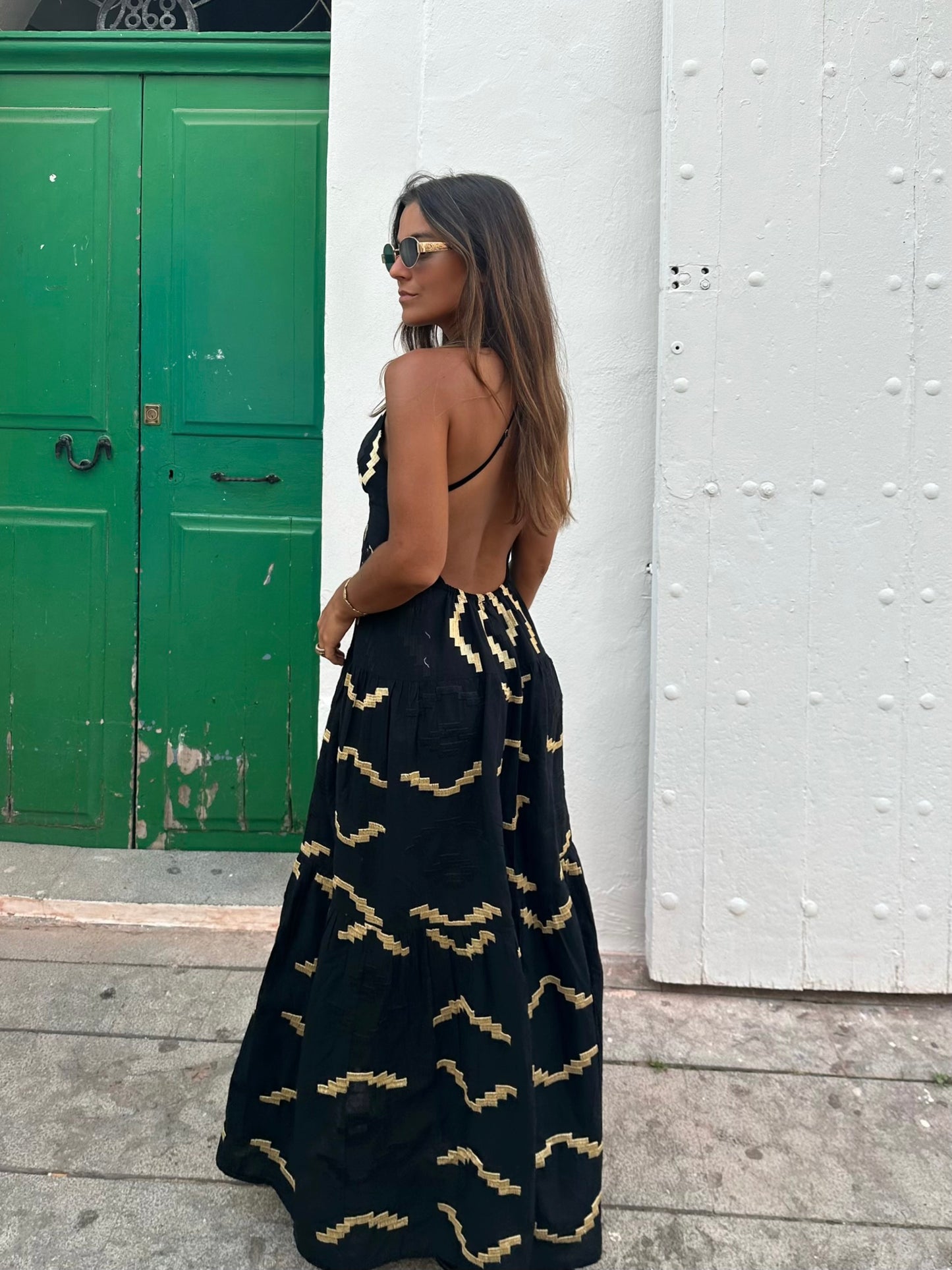 Zakynthos Dress in Black