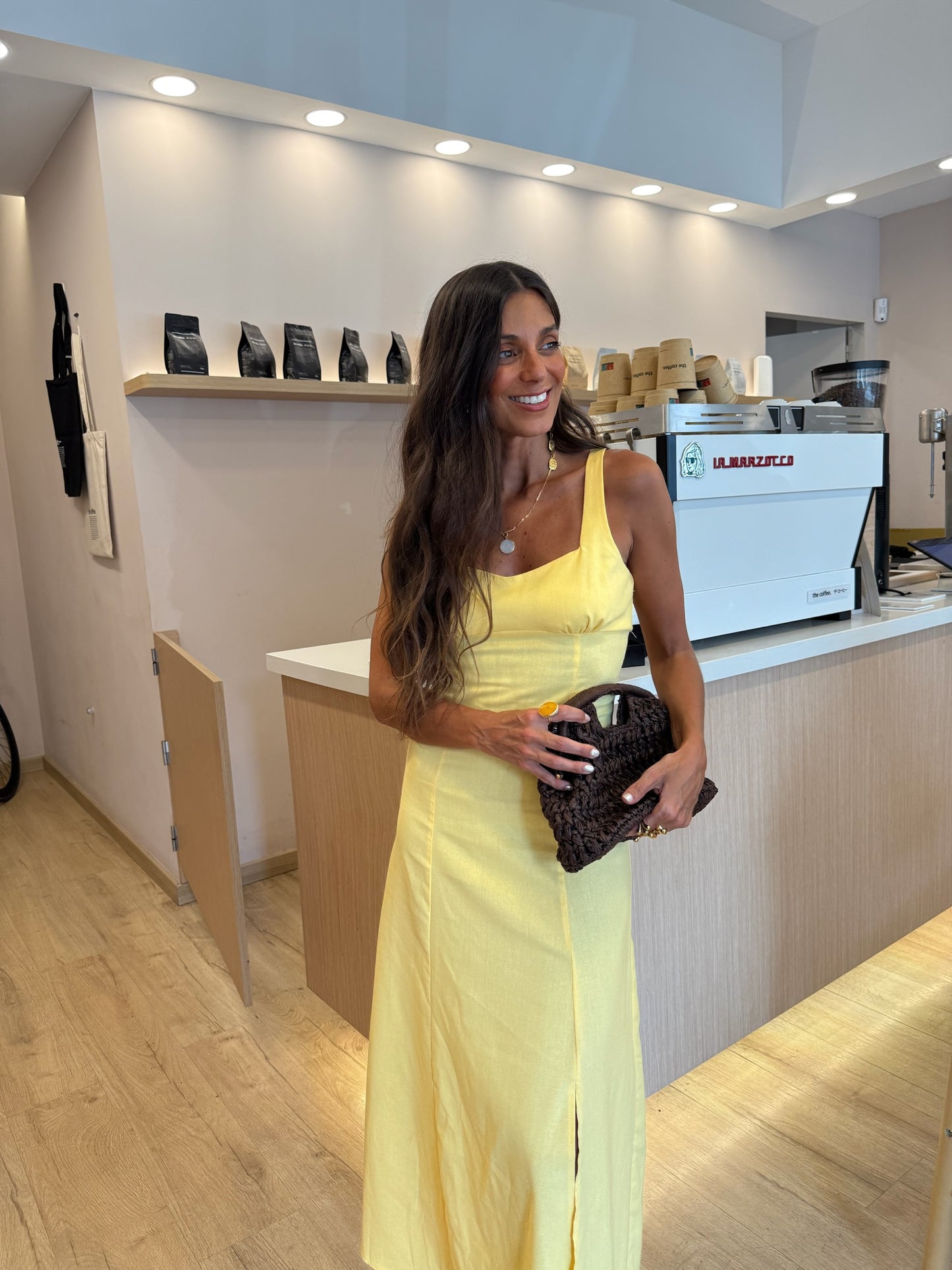 Amalfi Dress in Yellow