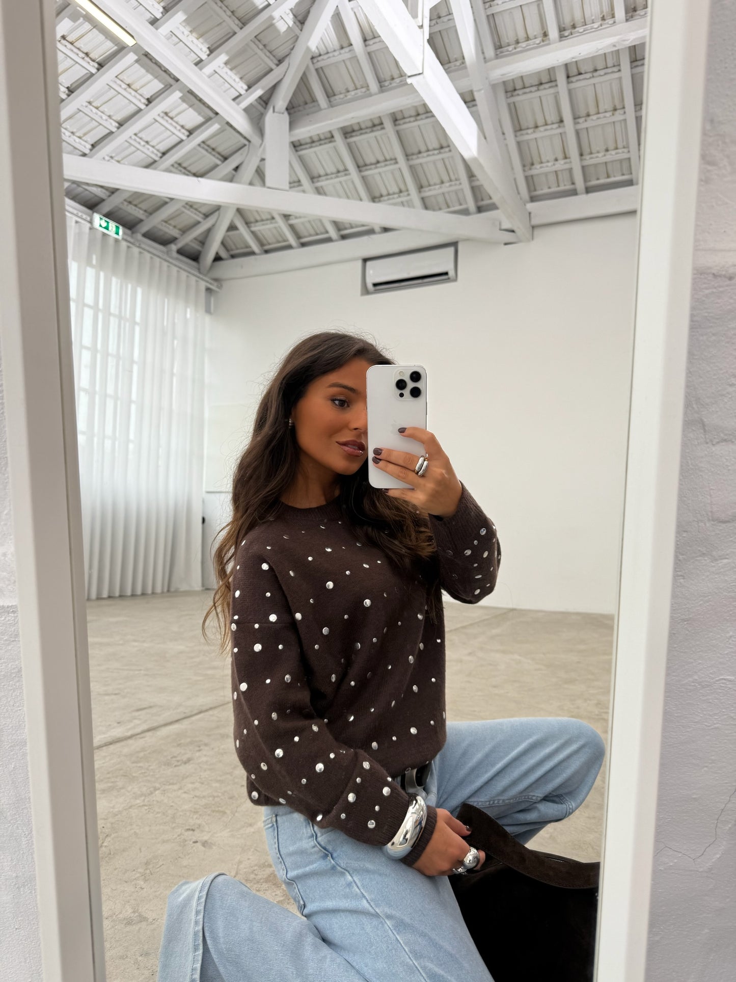 Sabrina Studded Sweater