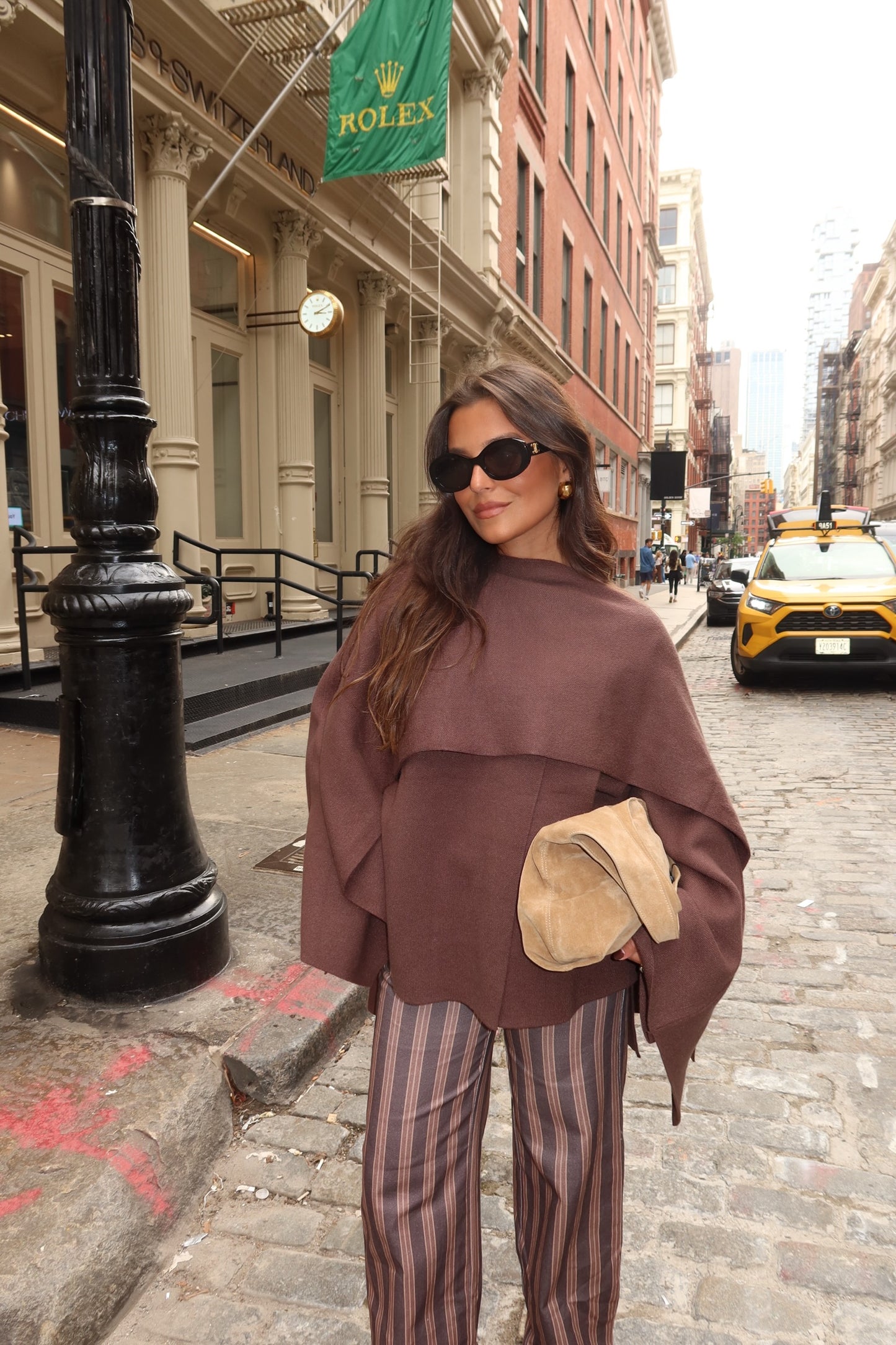 Chicago Cape in Brown