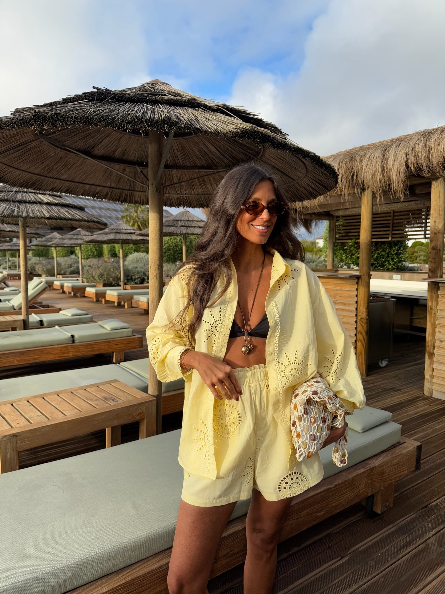 Tróia Blouse in Light Yellow