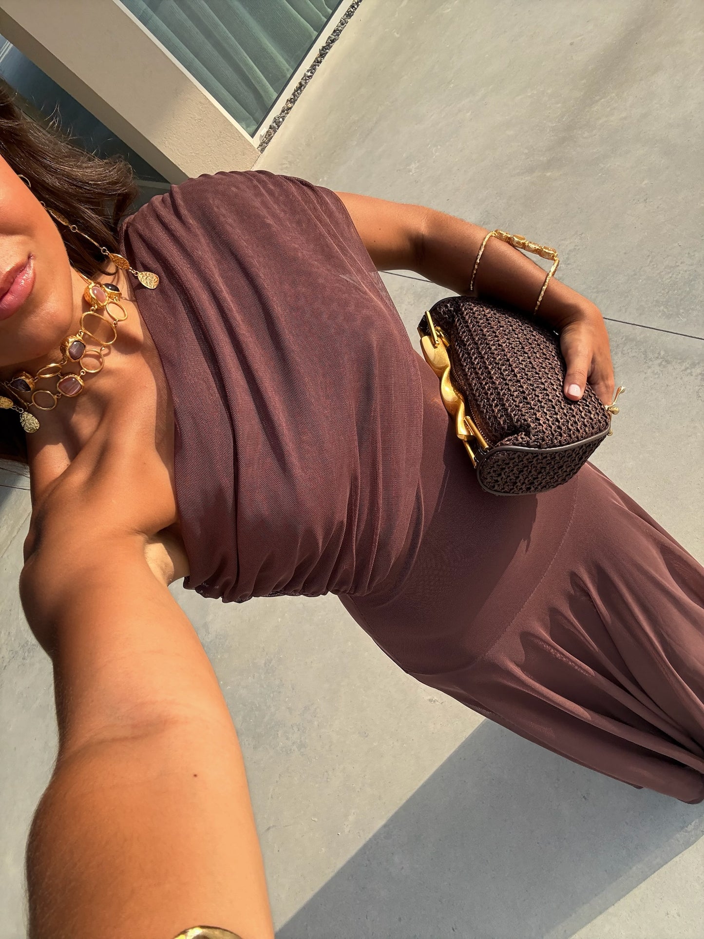 Toledo Dress in Brown - Shipping 29/08