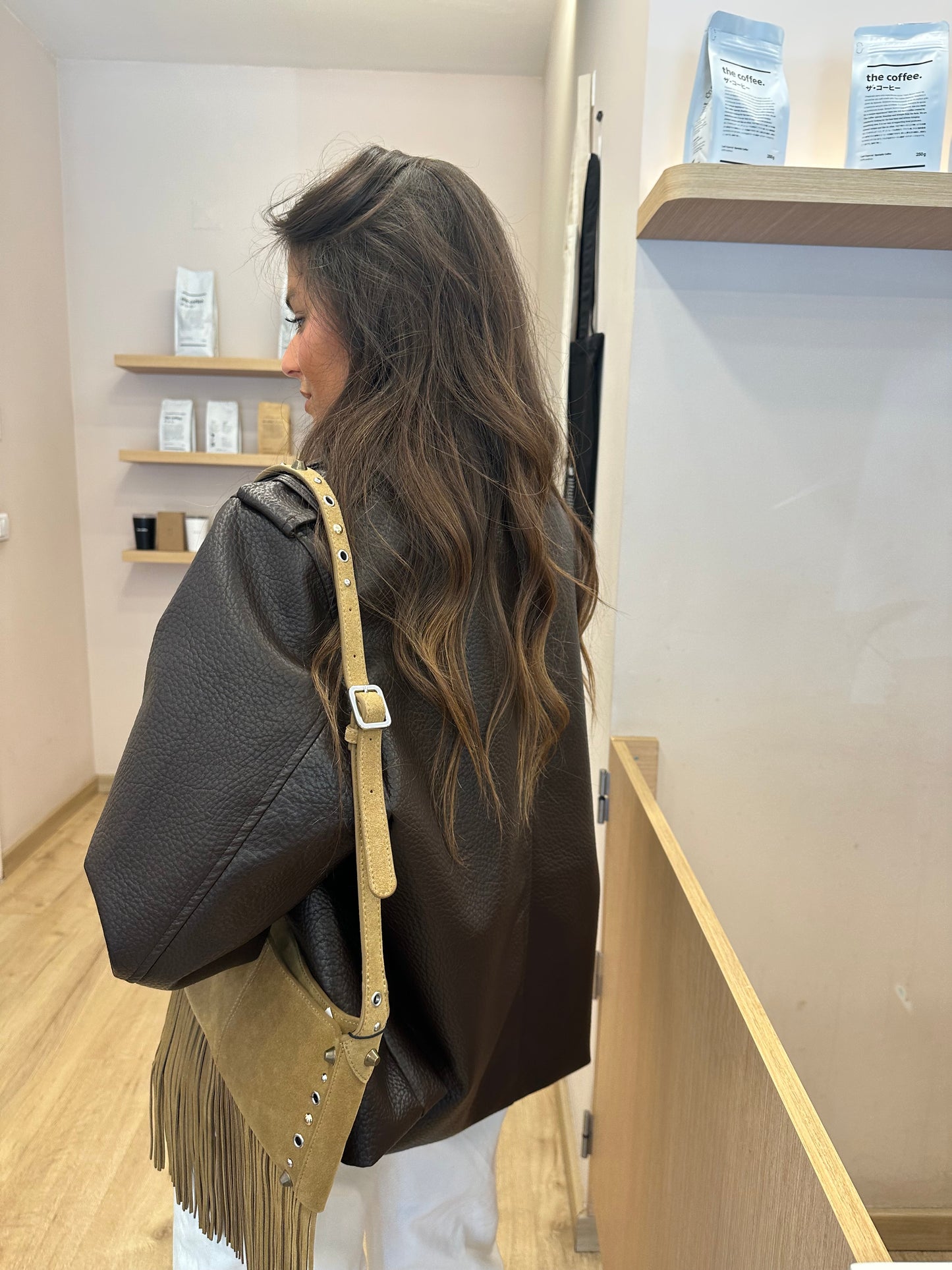 Barcelona Trench Coat in Dark Chocolate