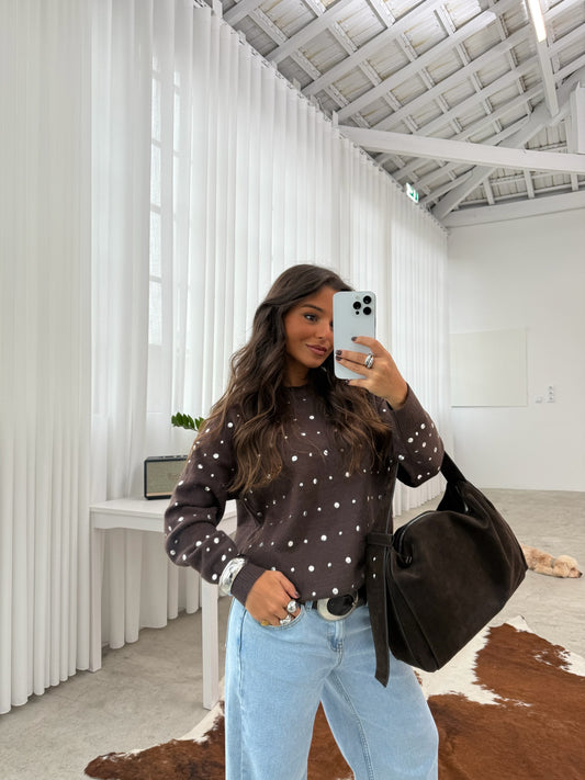 Sabrina Studded Sweater