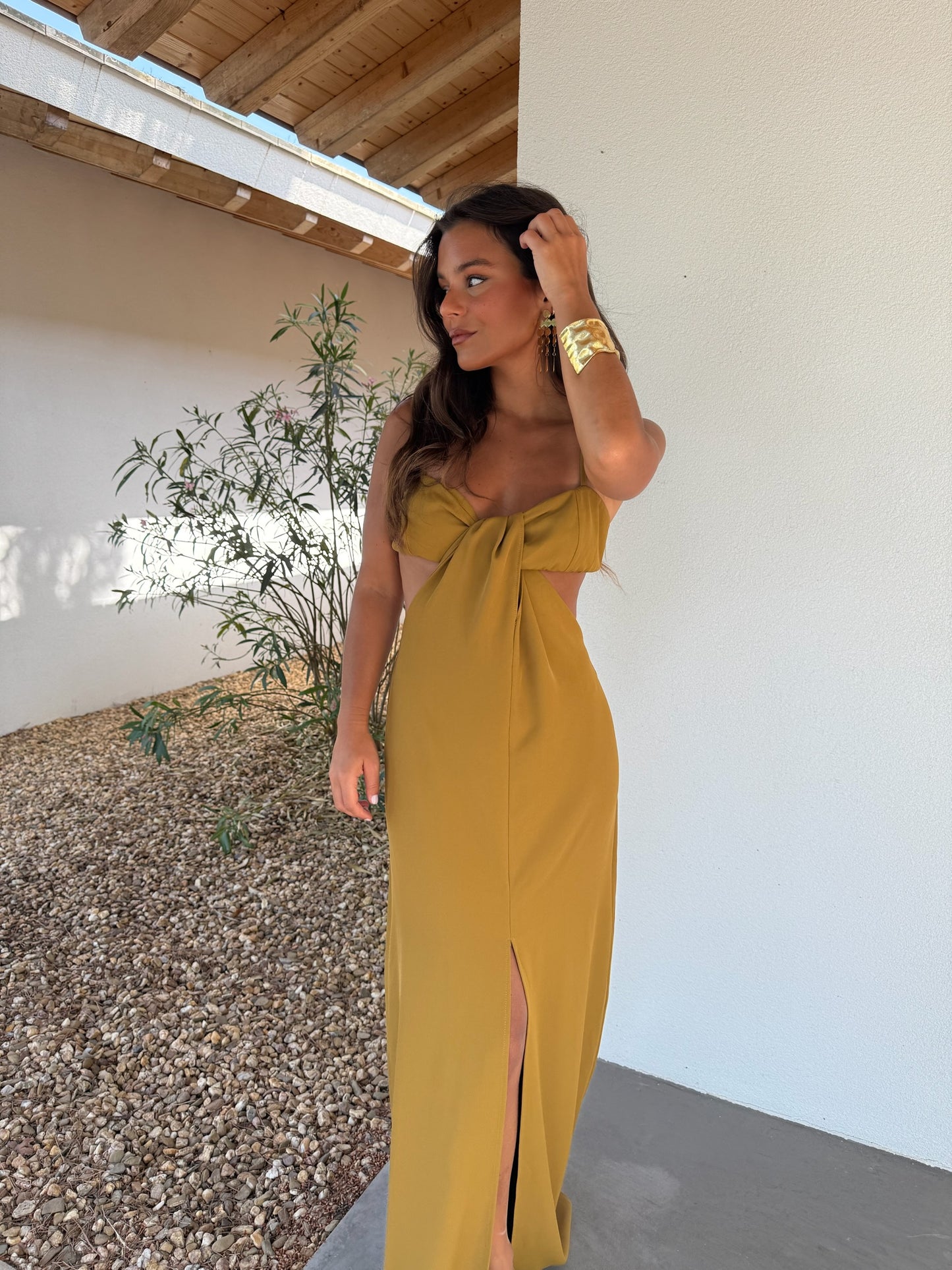 Kenya Dress in Olive