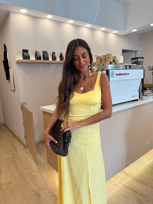 Amalfi Dress in Yellow