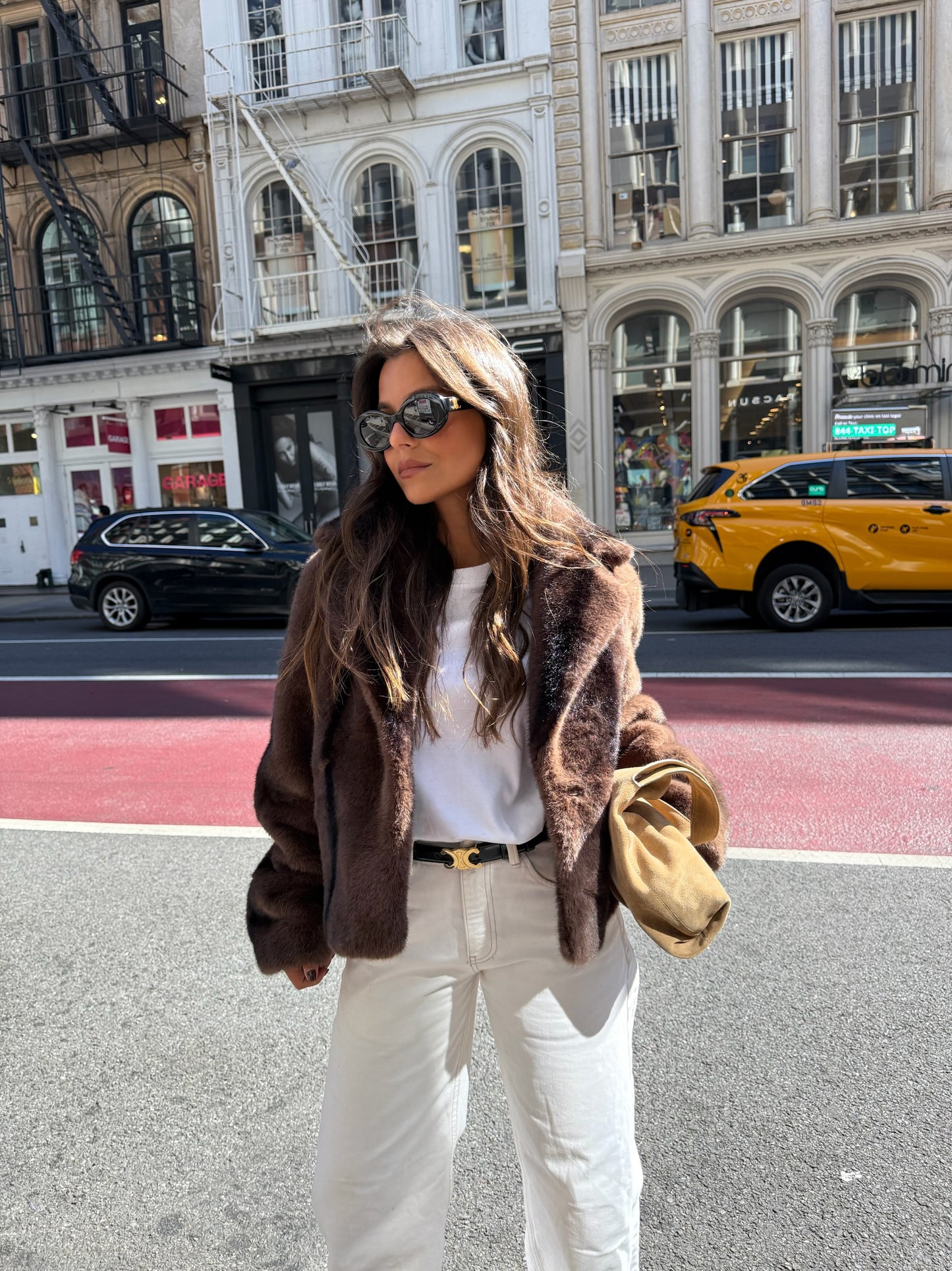 Hot Chocolate Fur Jacket