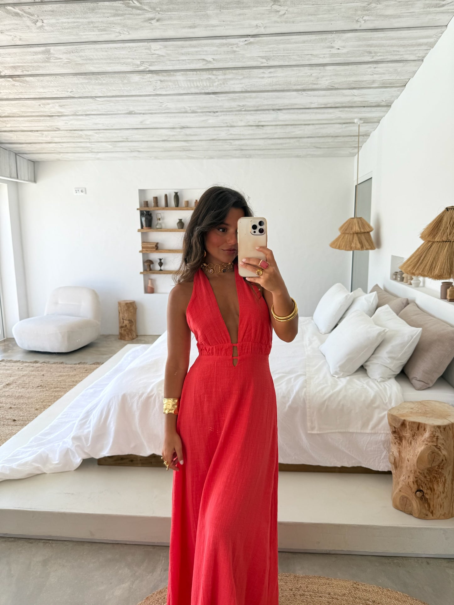 Isla Dress in Corlal