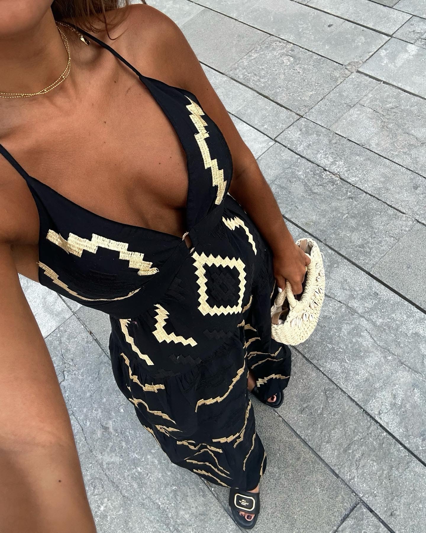 Zakynthos Dress in Black