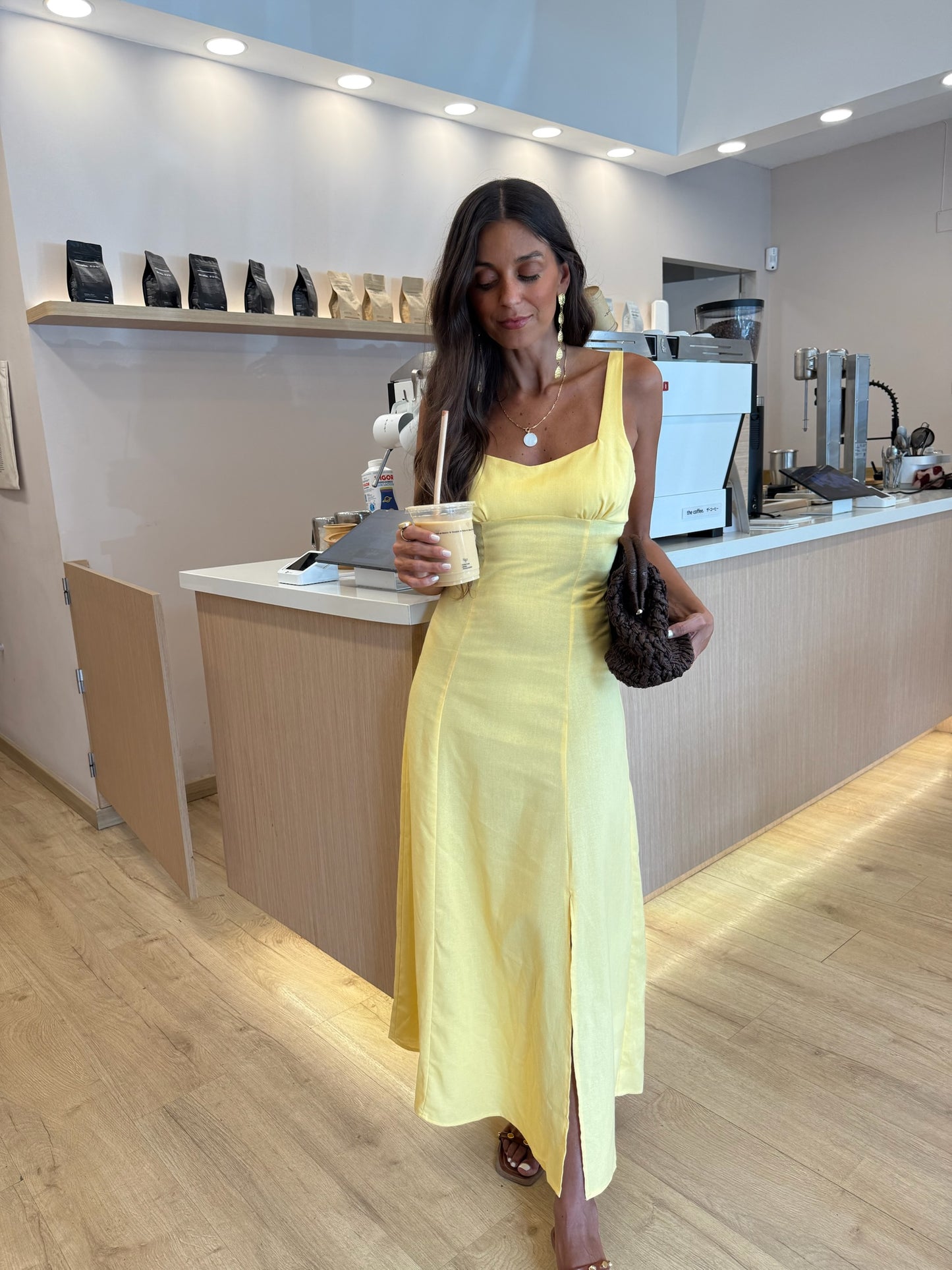 Amalfi Dress in Yellow