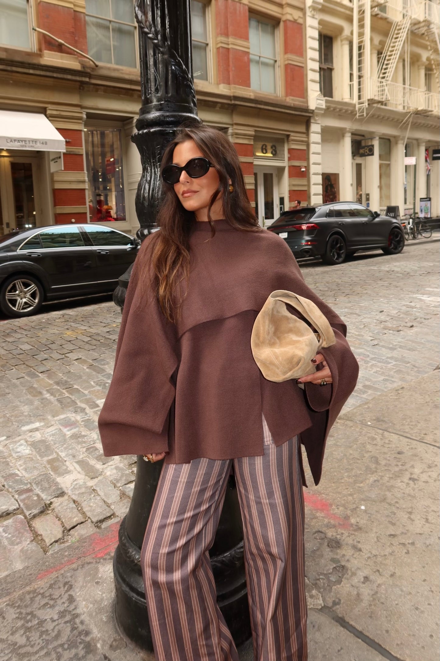 Chicago Cape in Brown