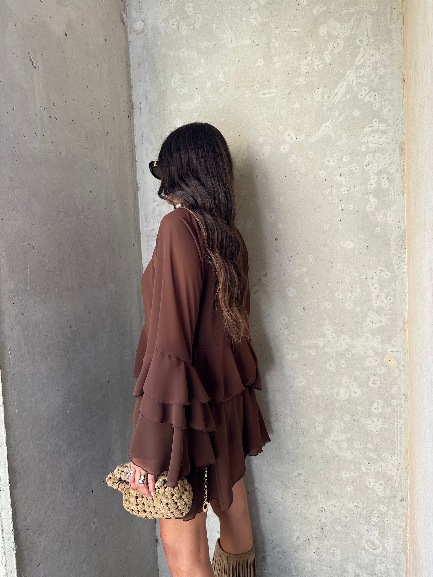 Uluwatu Dress in Brown