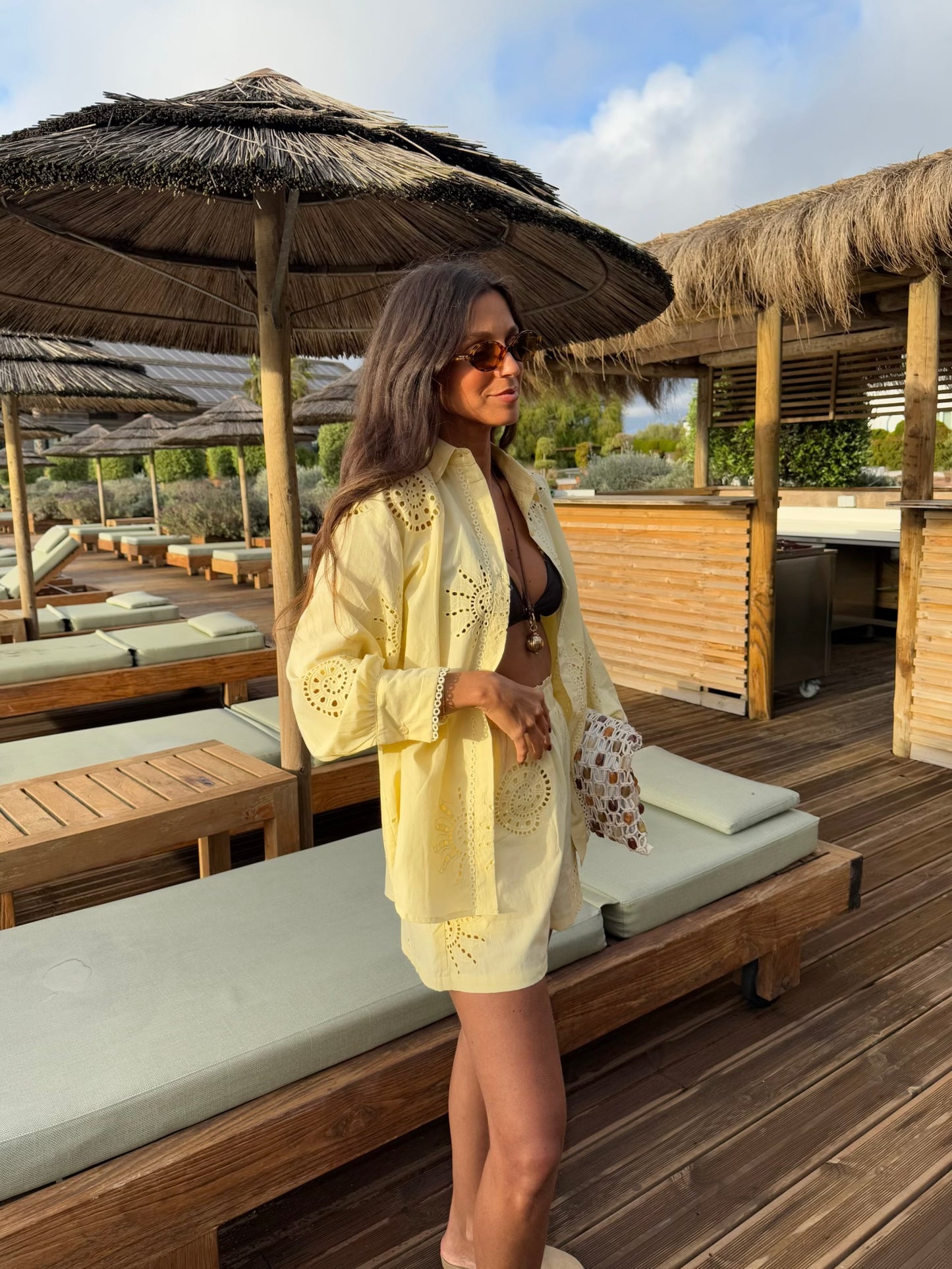 Tróia Blouse in Light Yellow