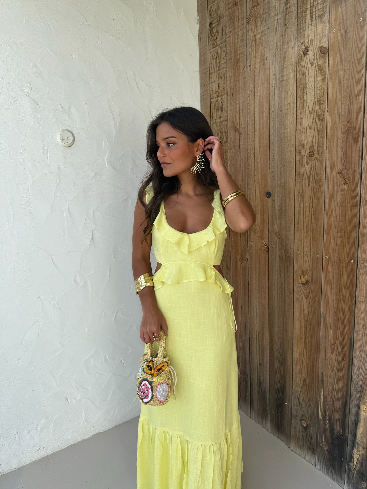 Florence Dress in Yellow
