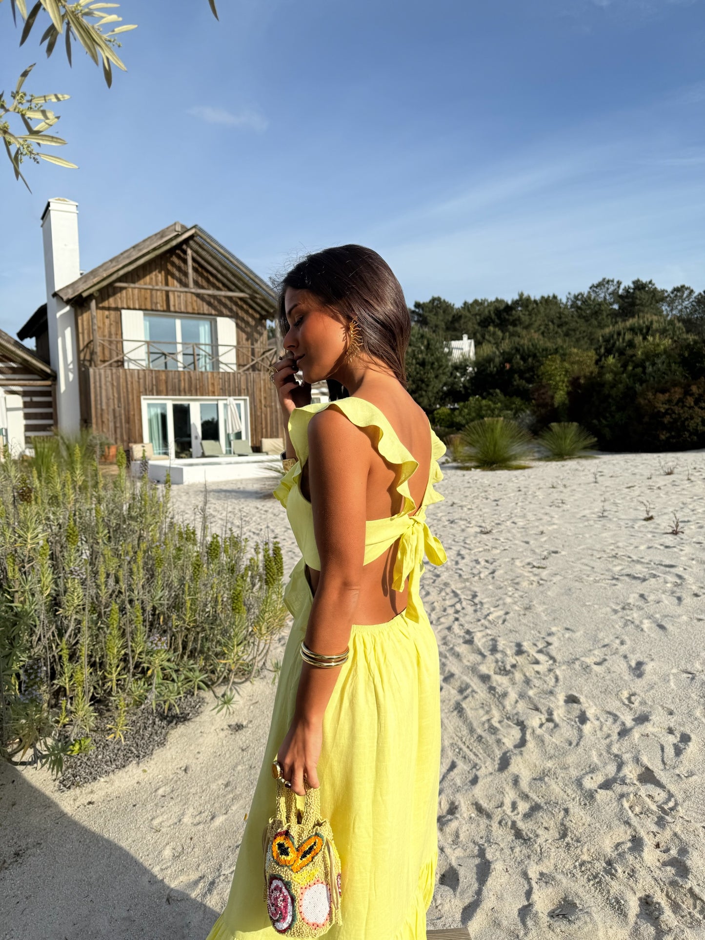 Florence Dress in Yellow