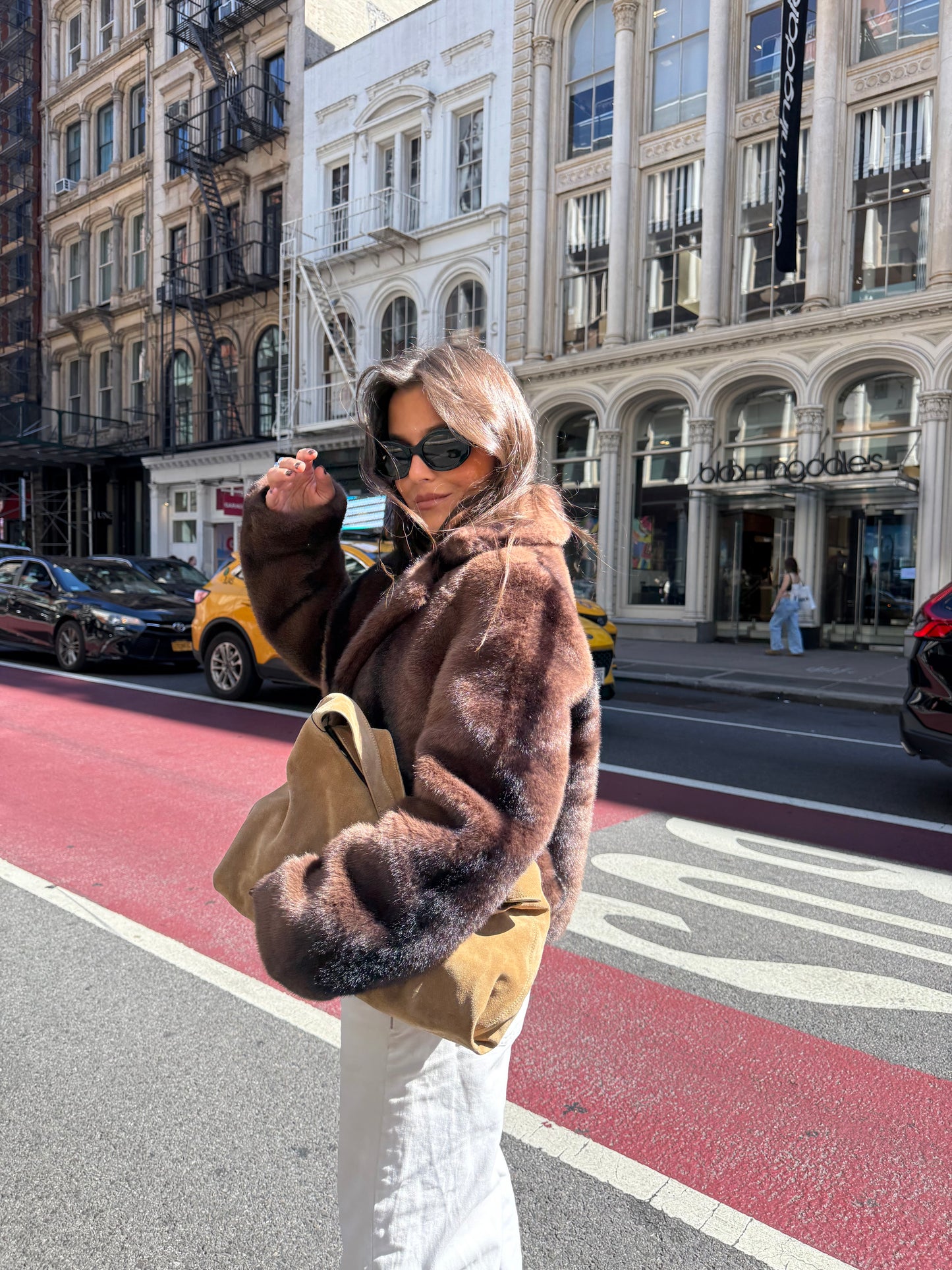 Hot Chocolate Fur Jacket