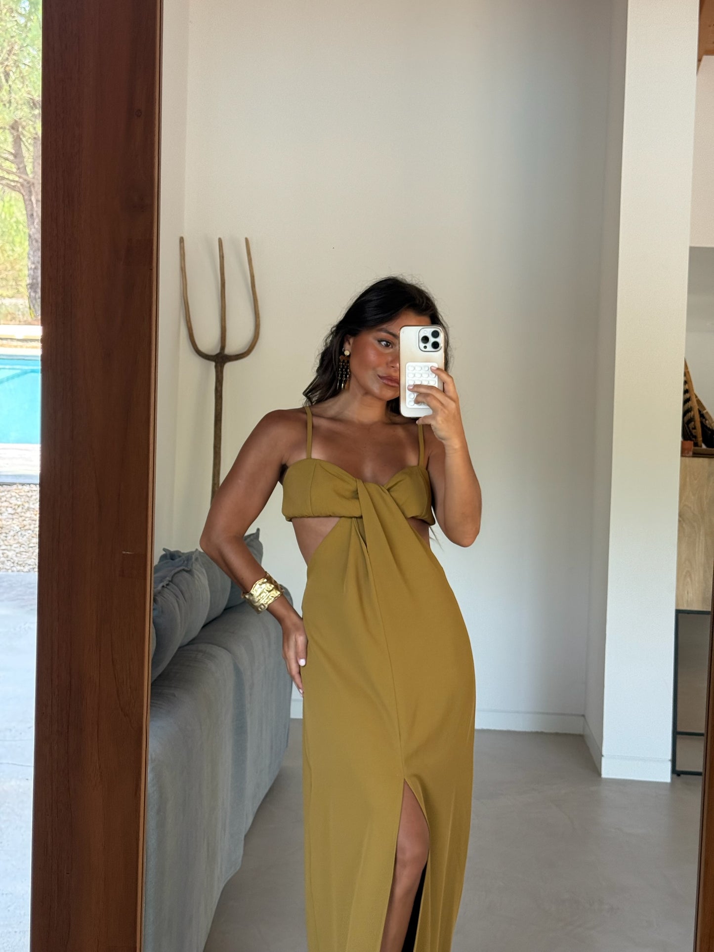 Kenya Dress in Olive