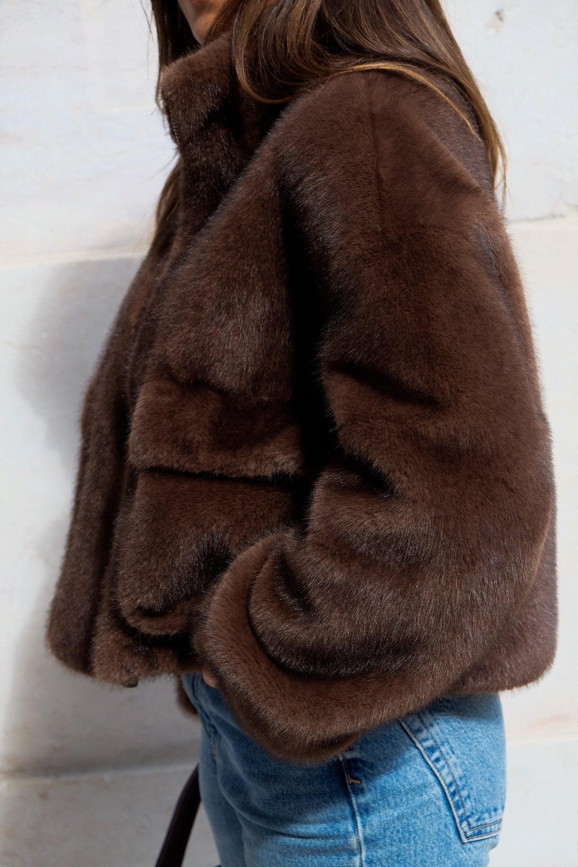 Brownie Fur Jacket
