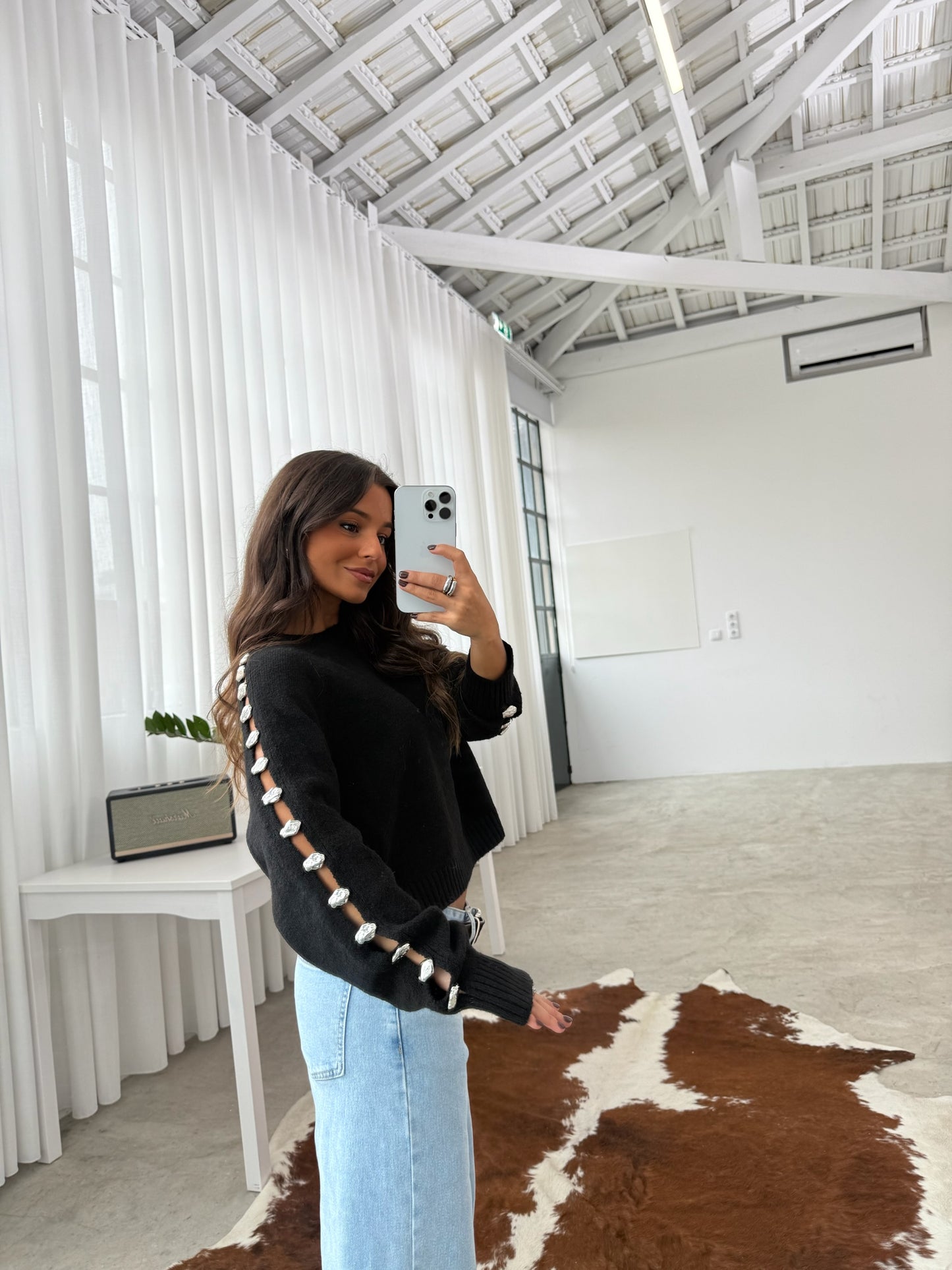 Black Kint with Silver Details