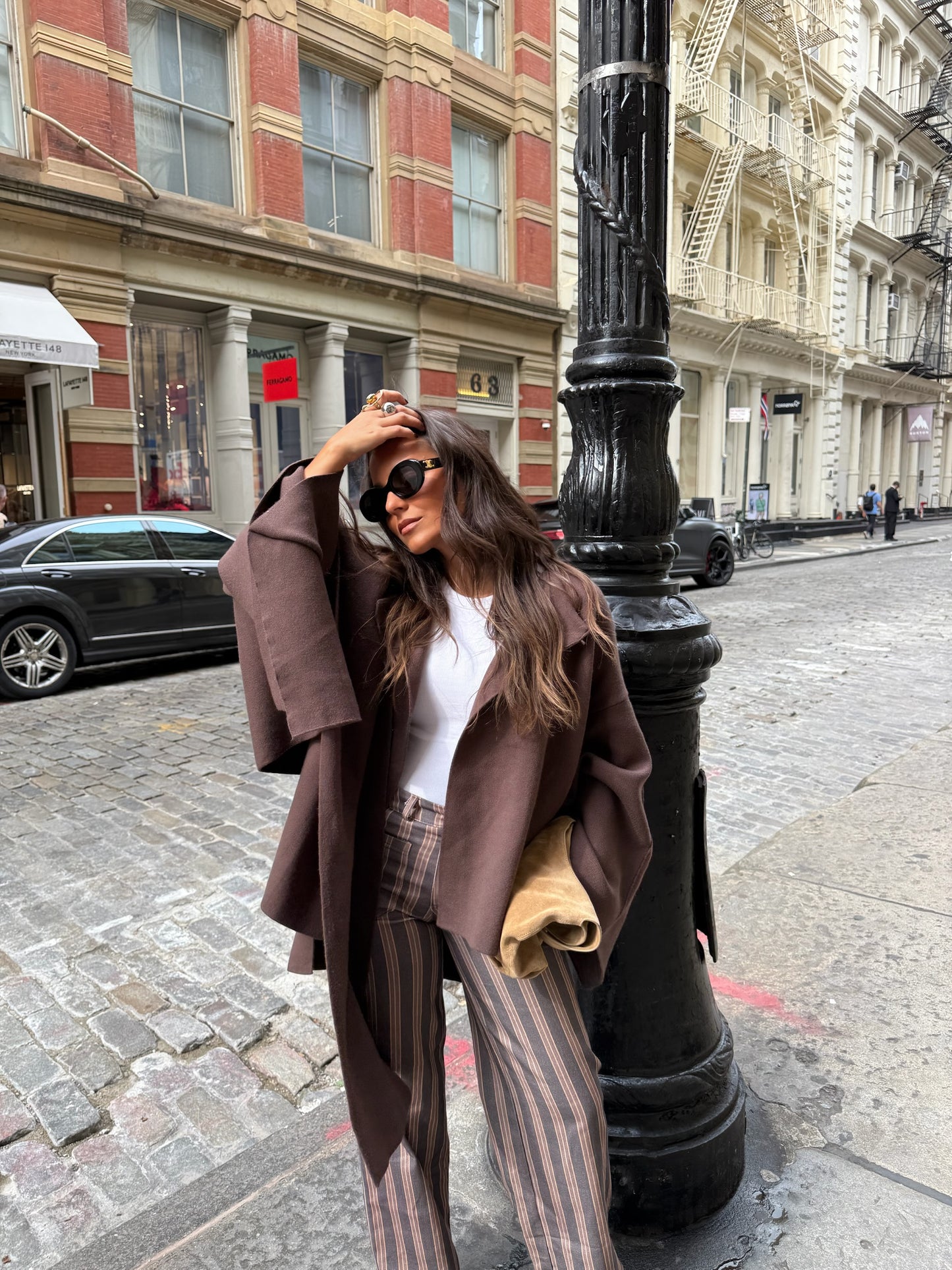 Chicago Cape in Brown