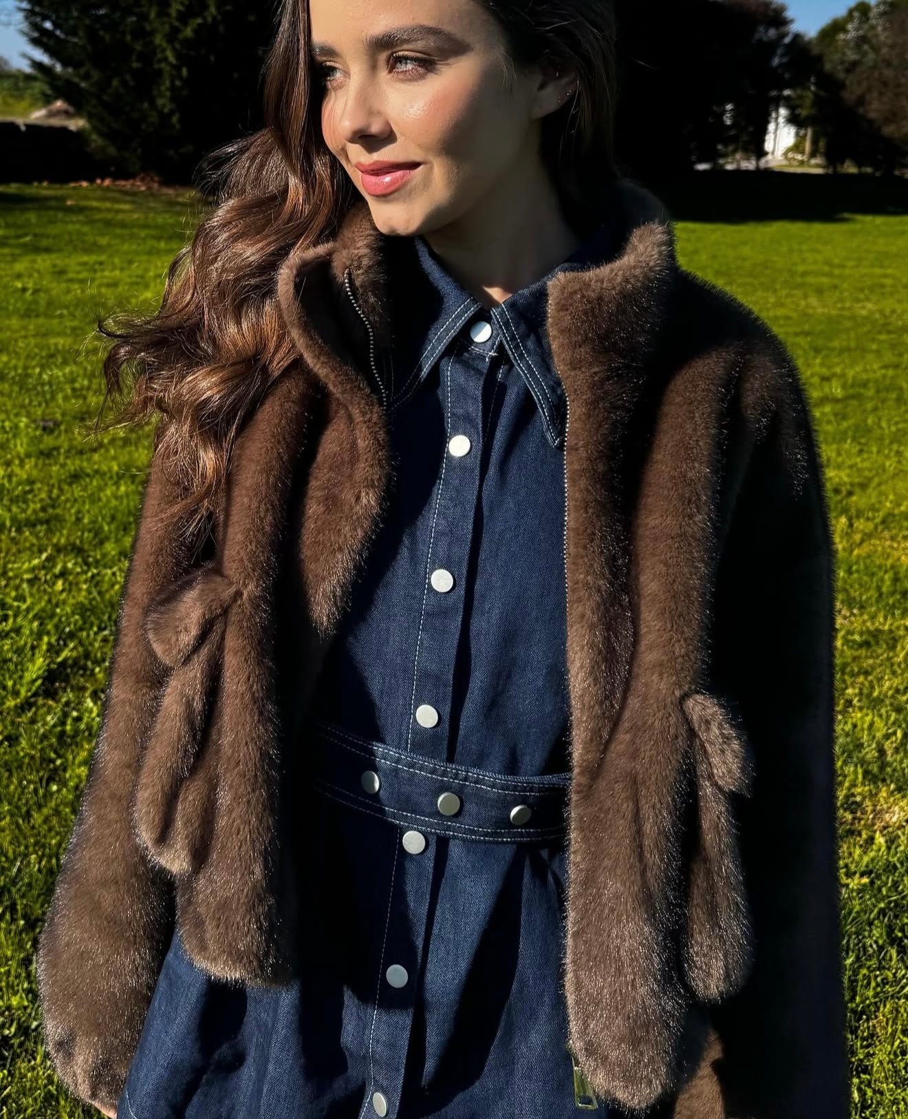 Brownie Fur Jacket