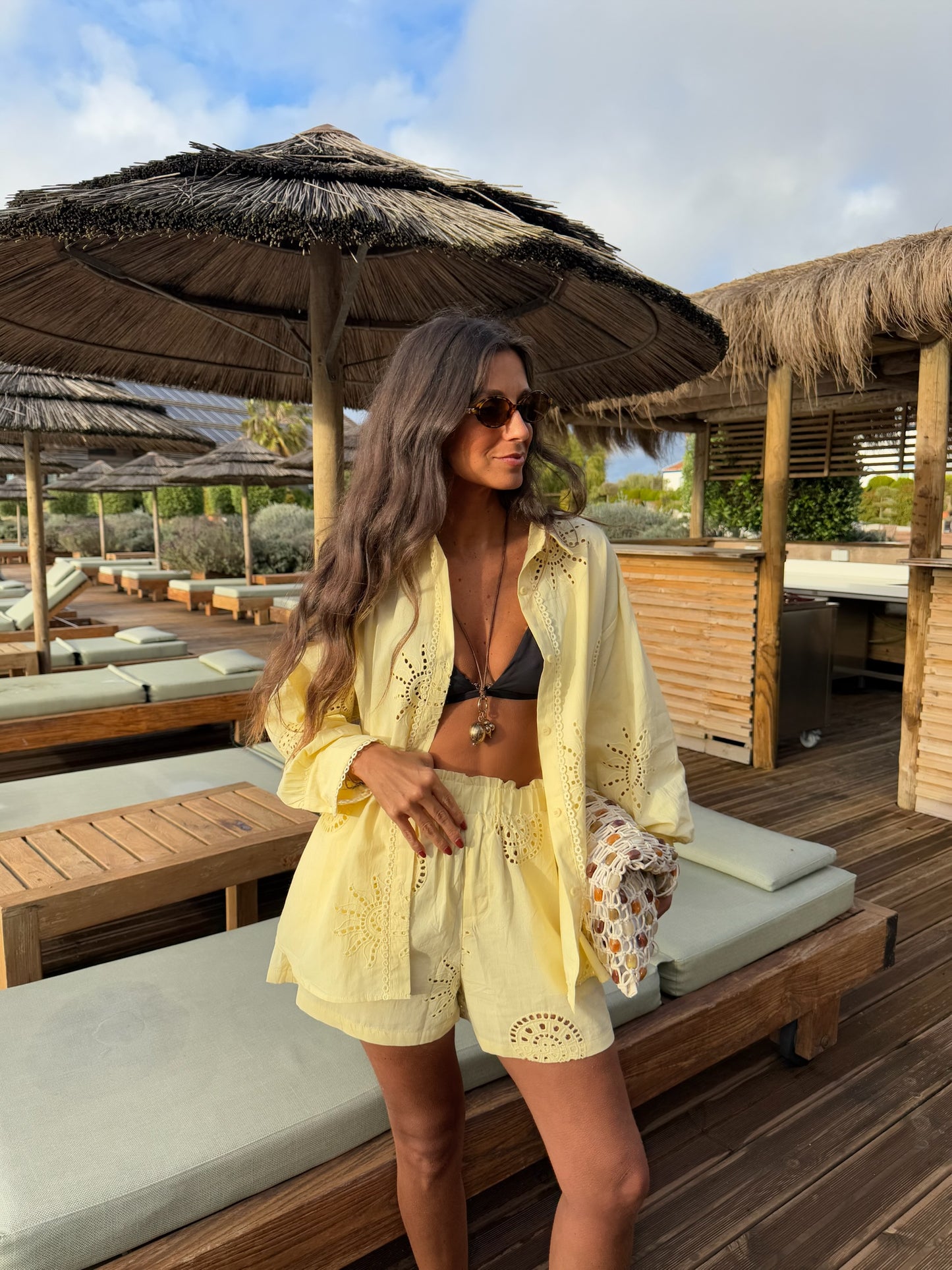 Tróia Blouse in Light Yellow
