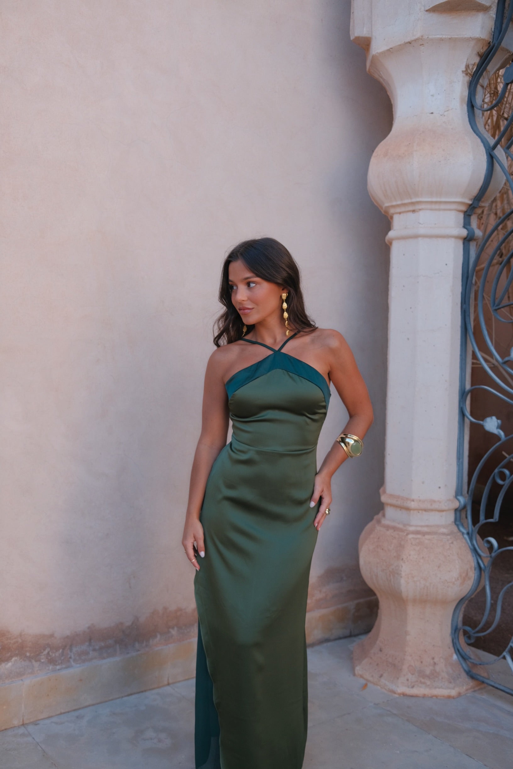Oasis Dress in Green