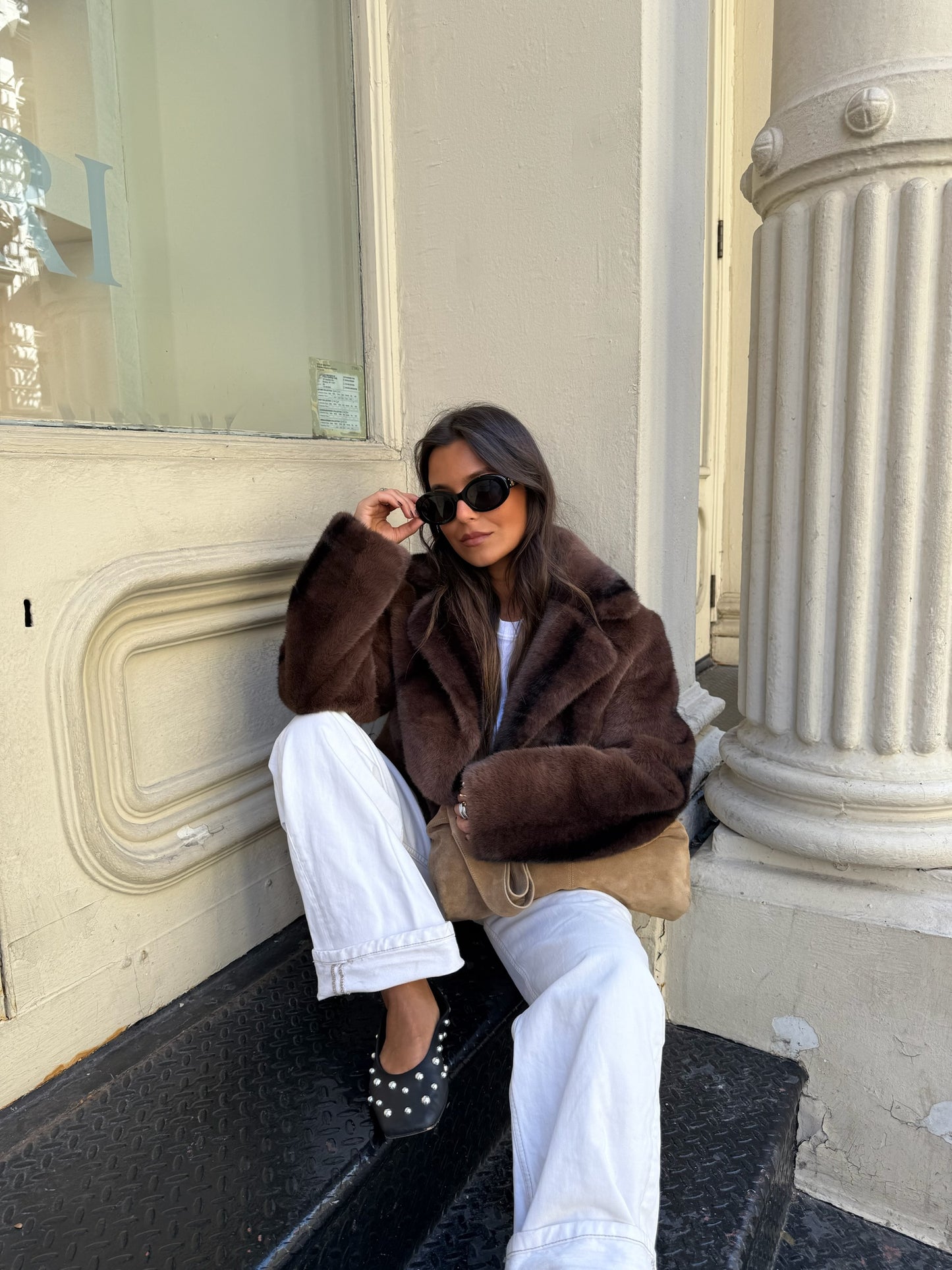 Hot Chocolate Fur Jacket