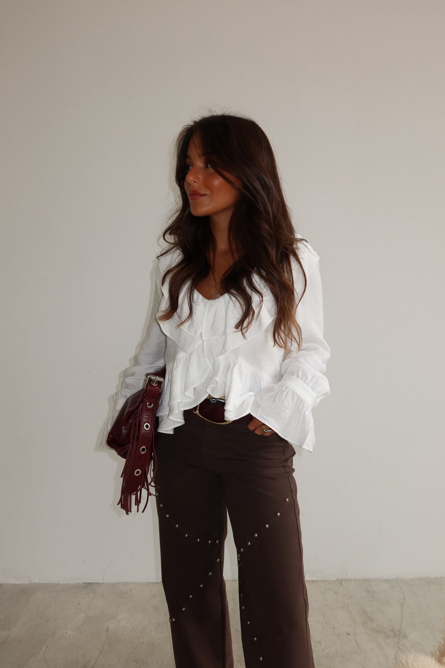 Taylor Blouse in White