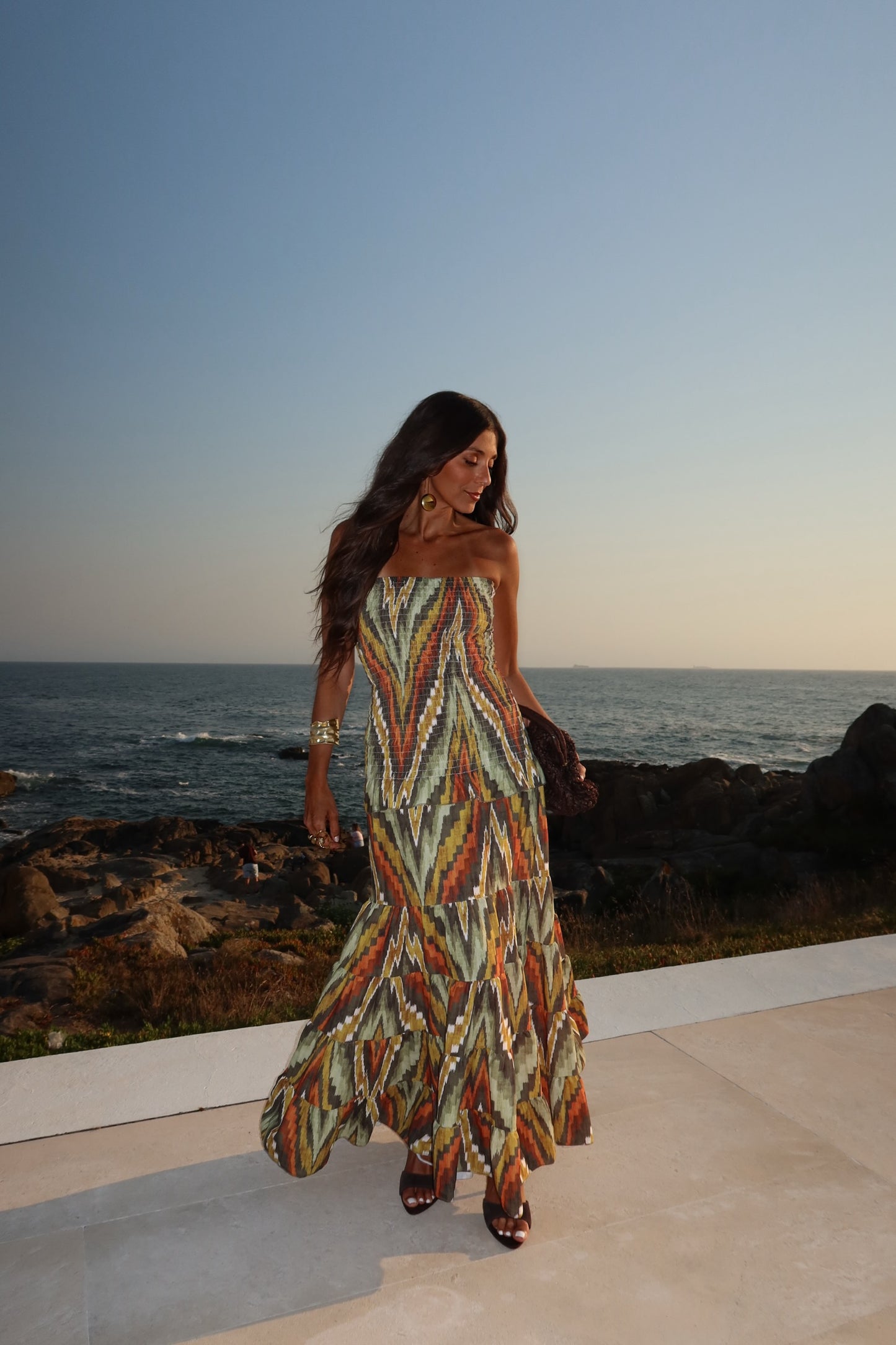 Zaya Dress in Green- Shipping 27/08
