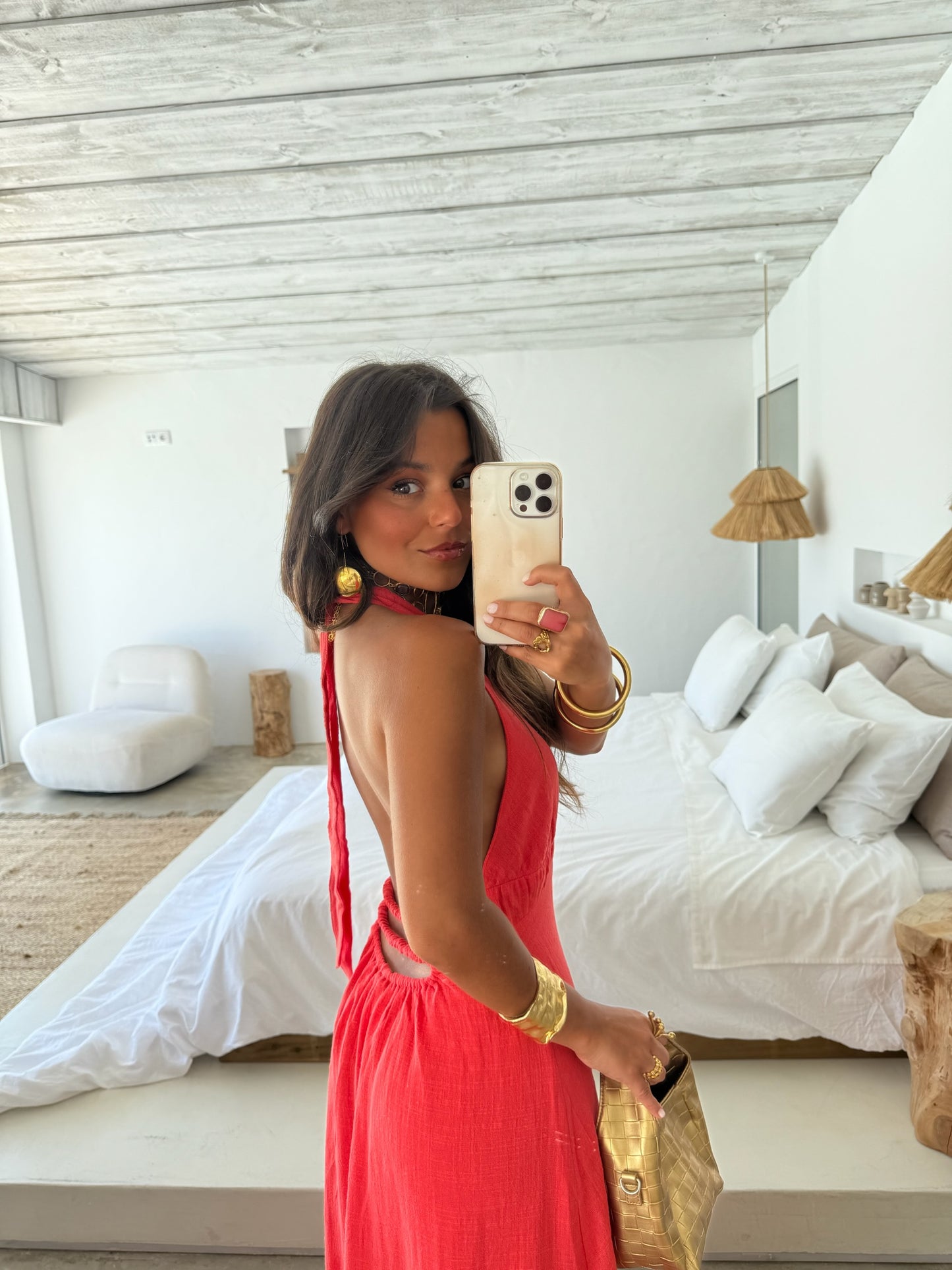Isla Dress in Corlal
