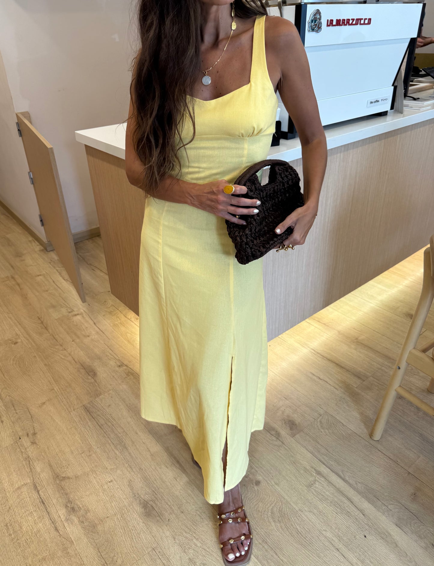 Amalfi Dress in Yellow