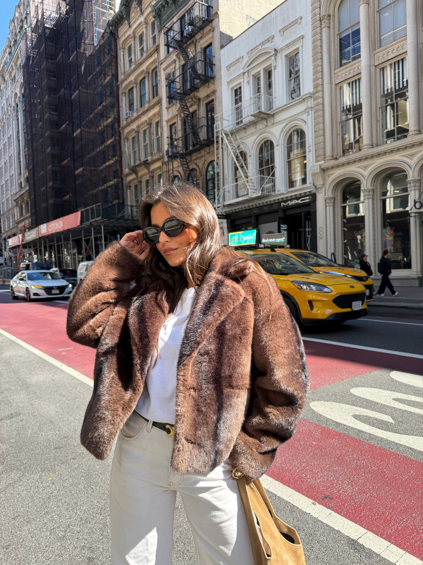 Hot Chocolate Fur Jacket