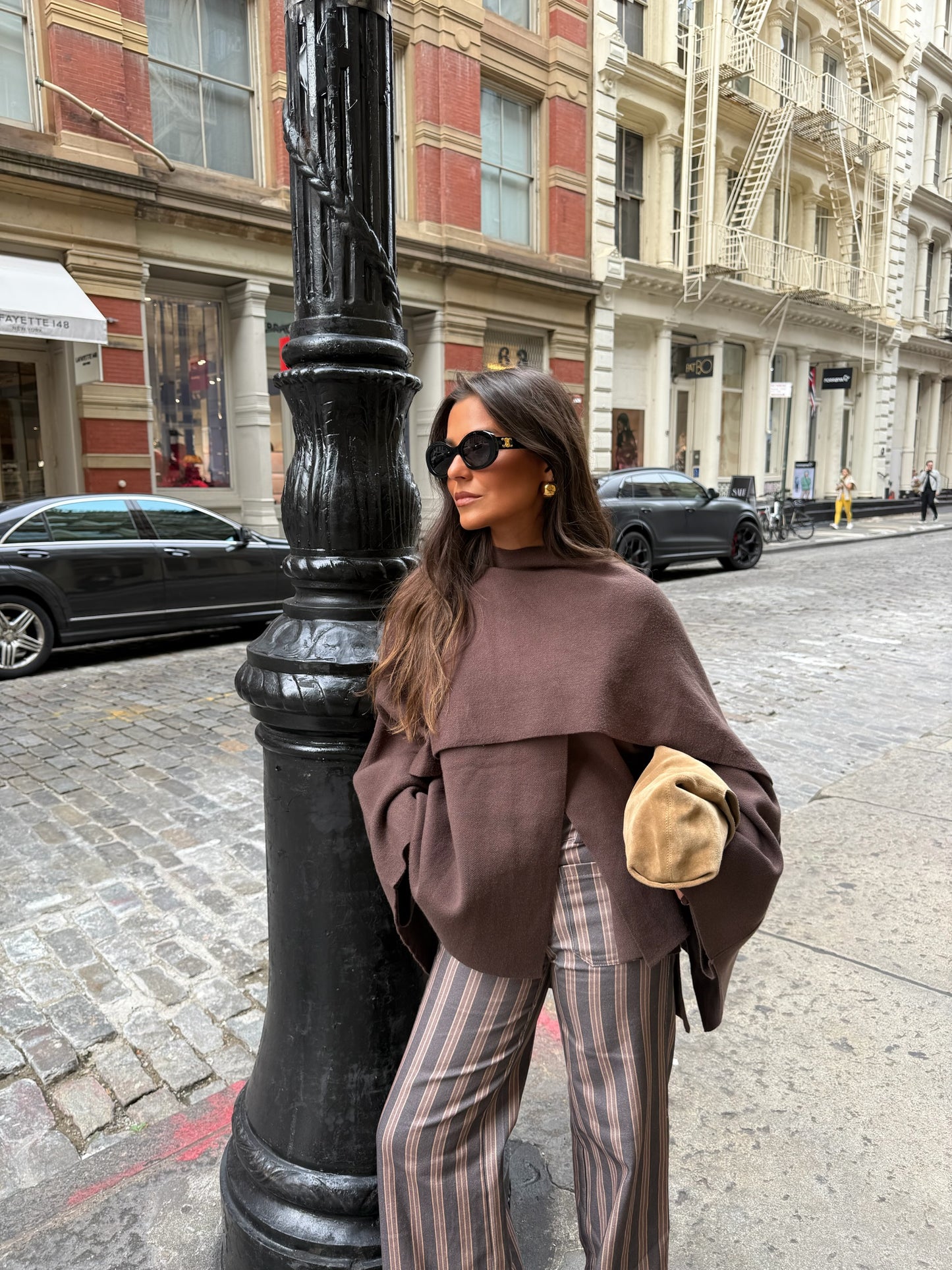 Chicago Cape in Brown