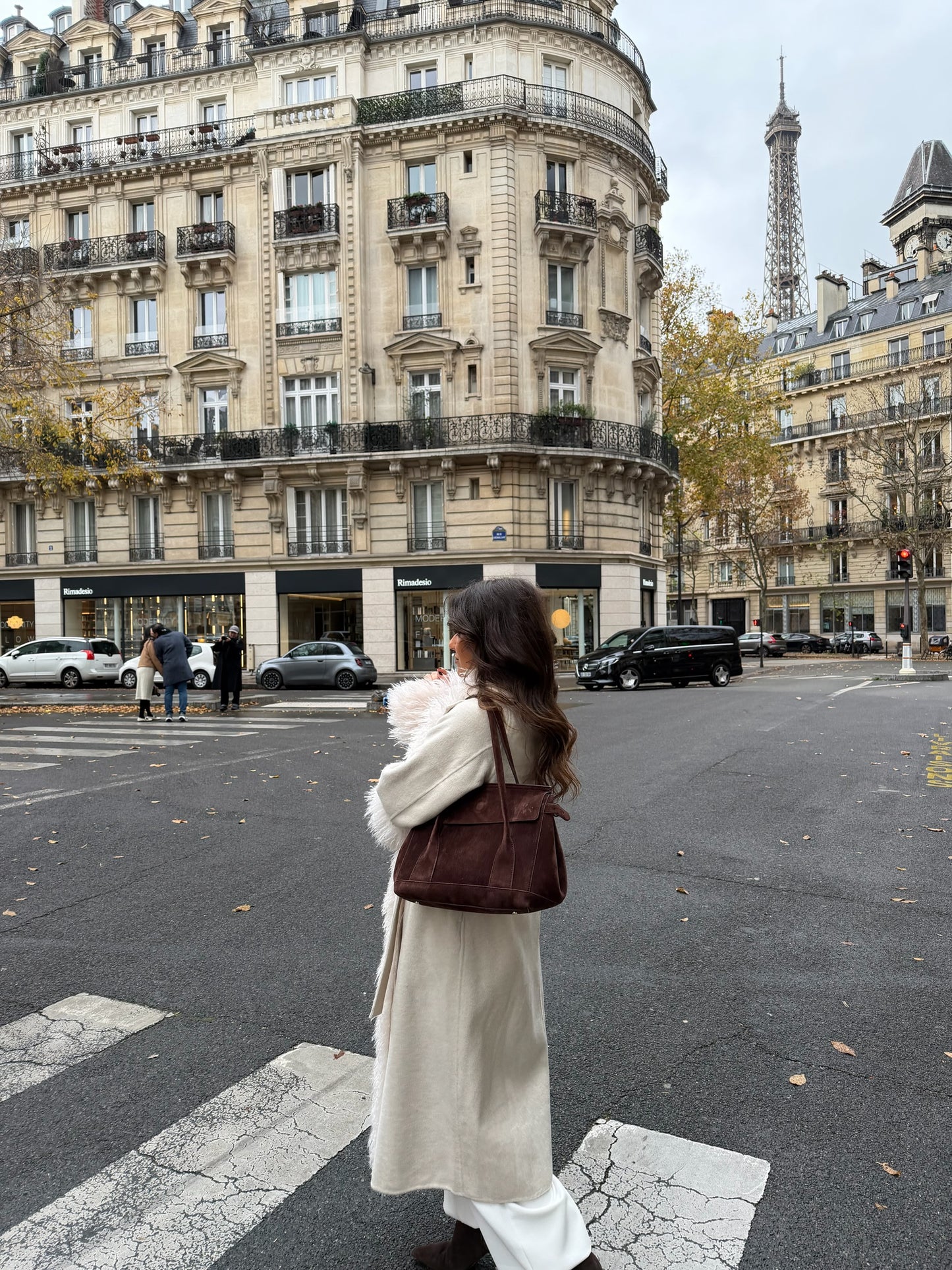 Ophelia Wool Coat in White - Shipping 01/12 to 05/12