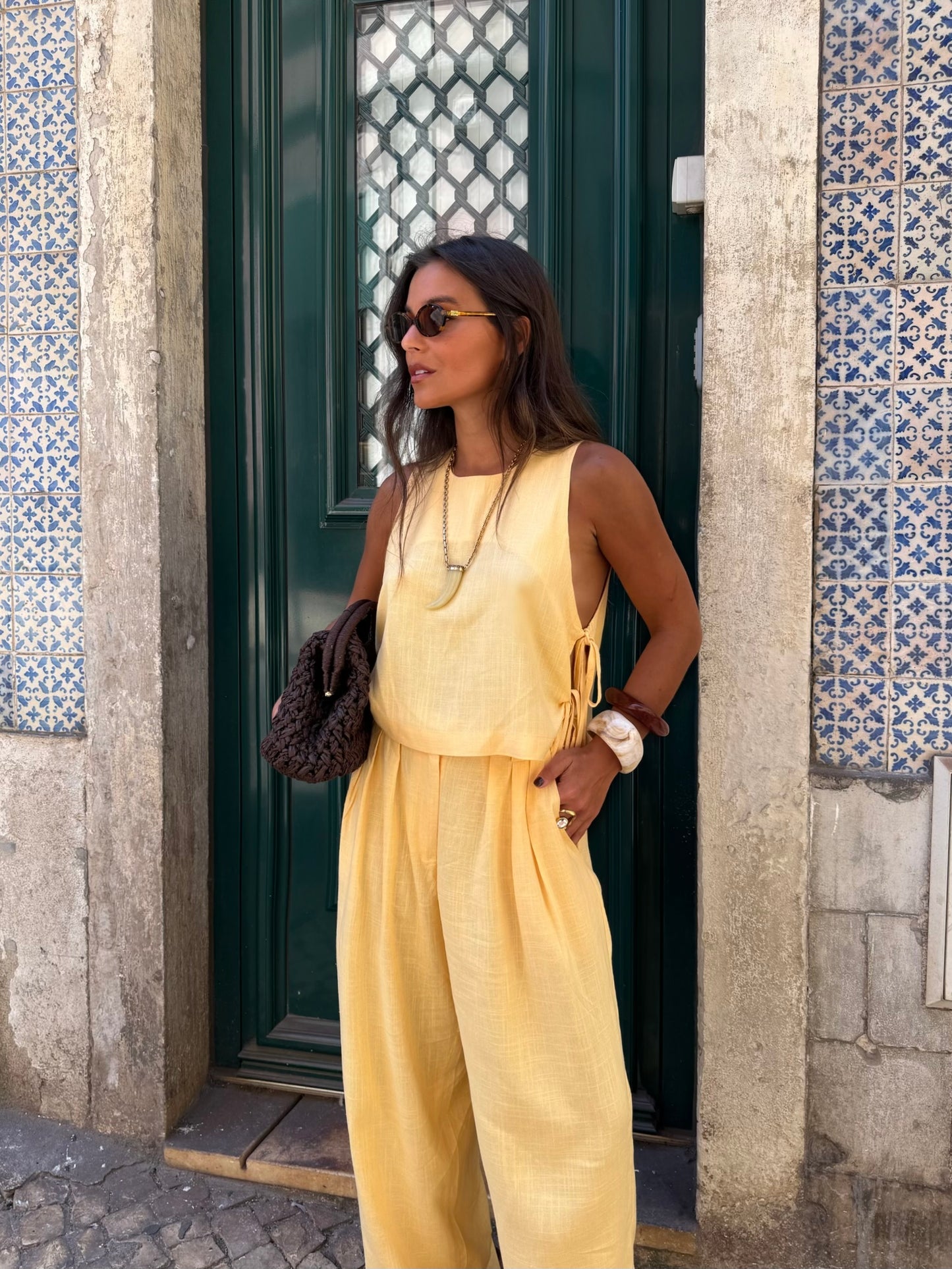 Papaya Set in Yellow