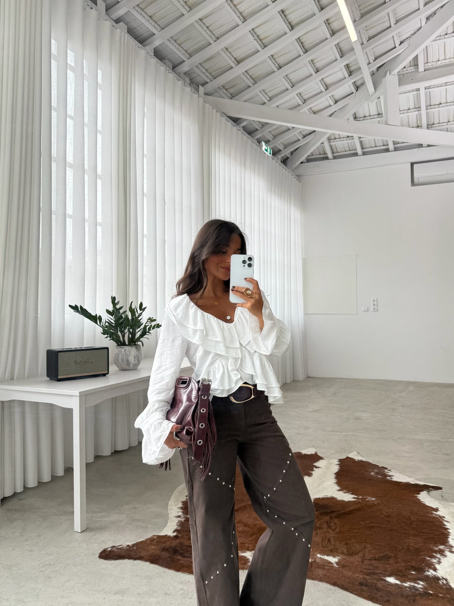 Taylor Blouse in White