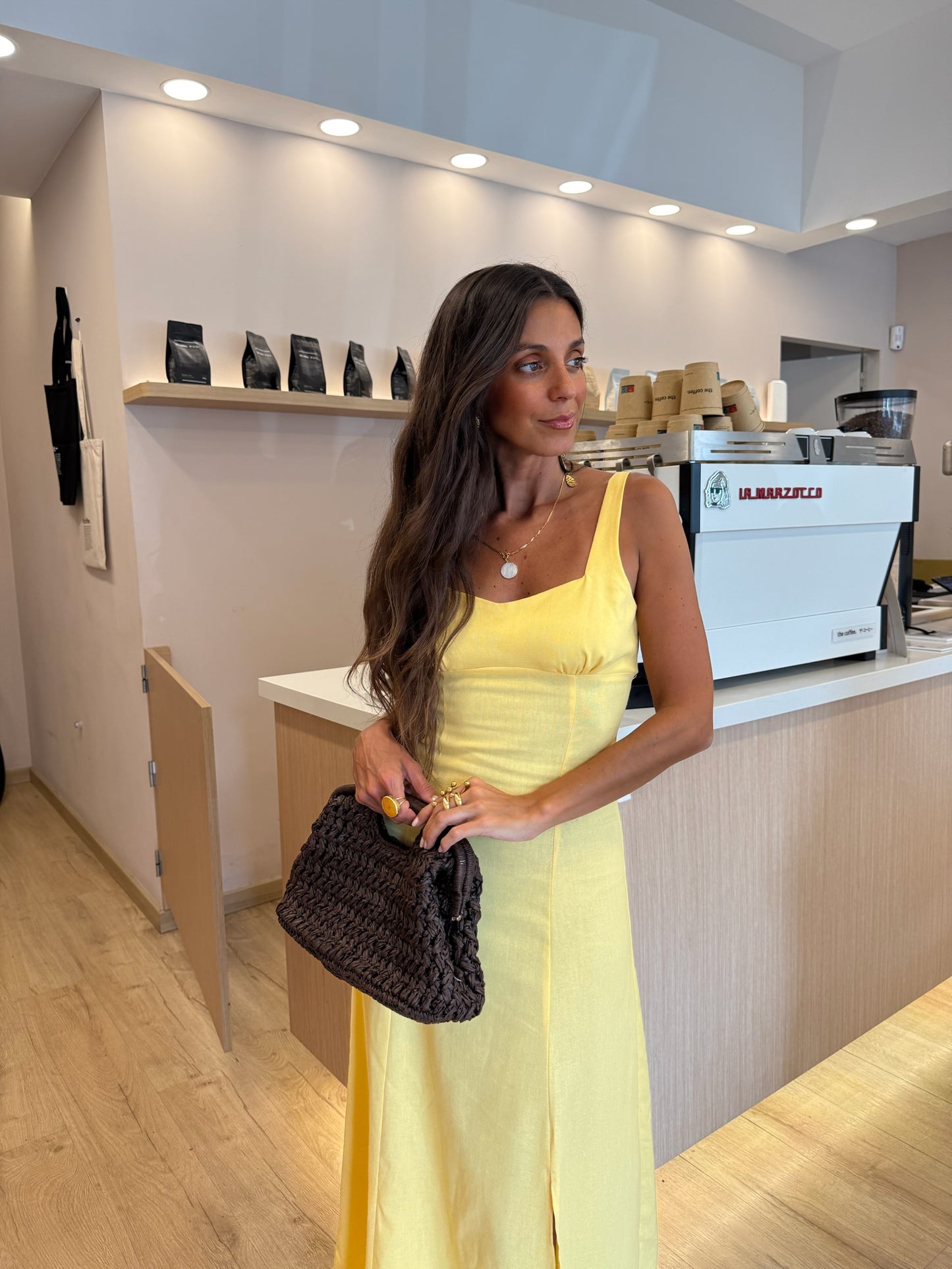 Amalfi Dress in Yellow