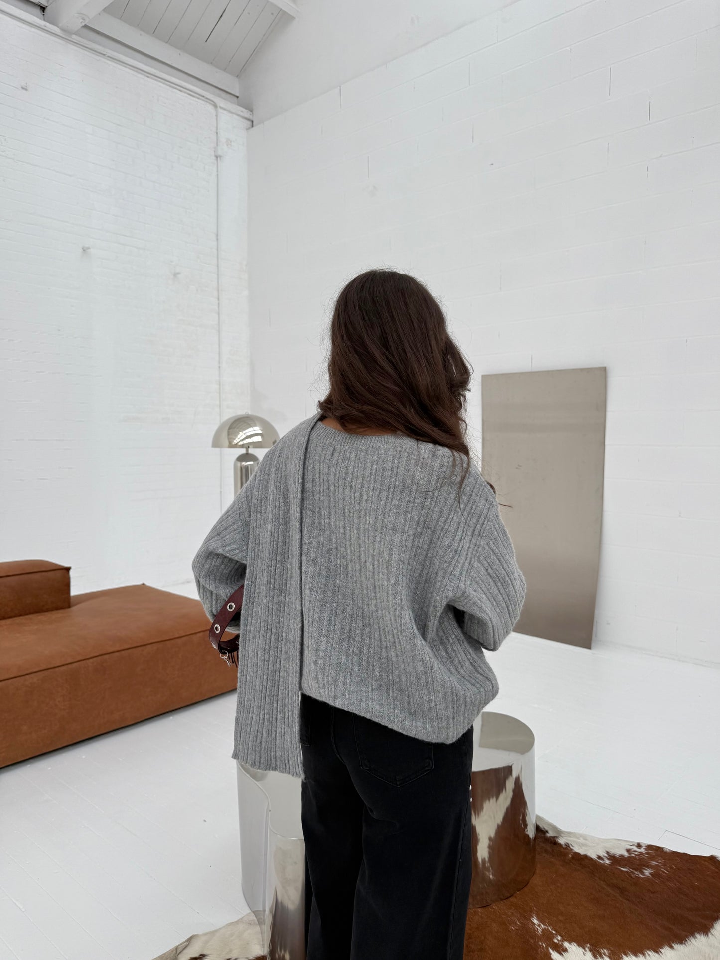 Black Studded Wide Pants - Shipping 01/12 to 05/12