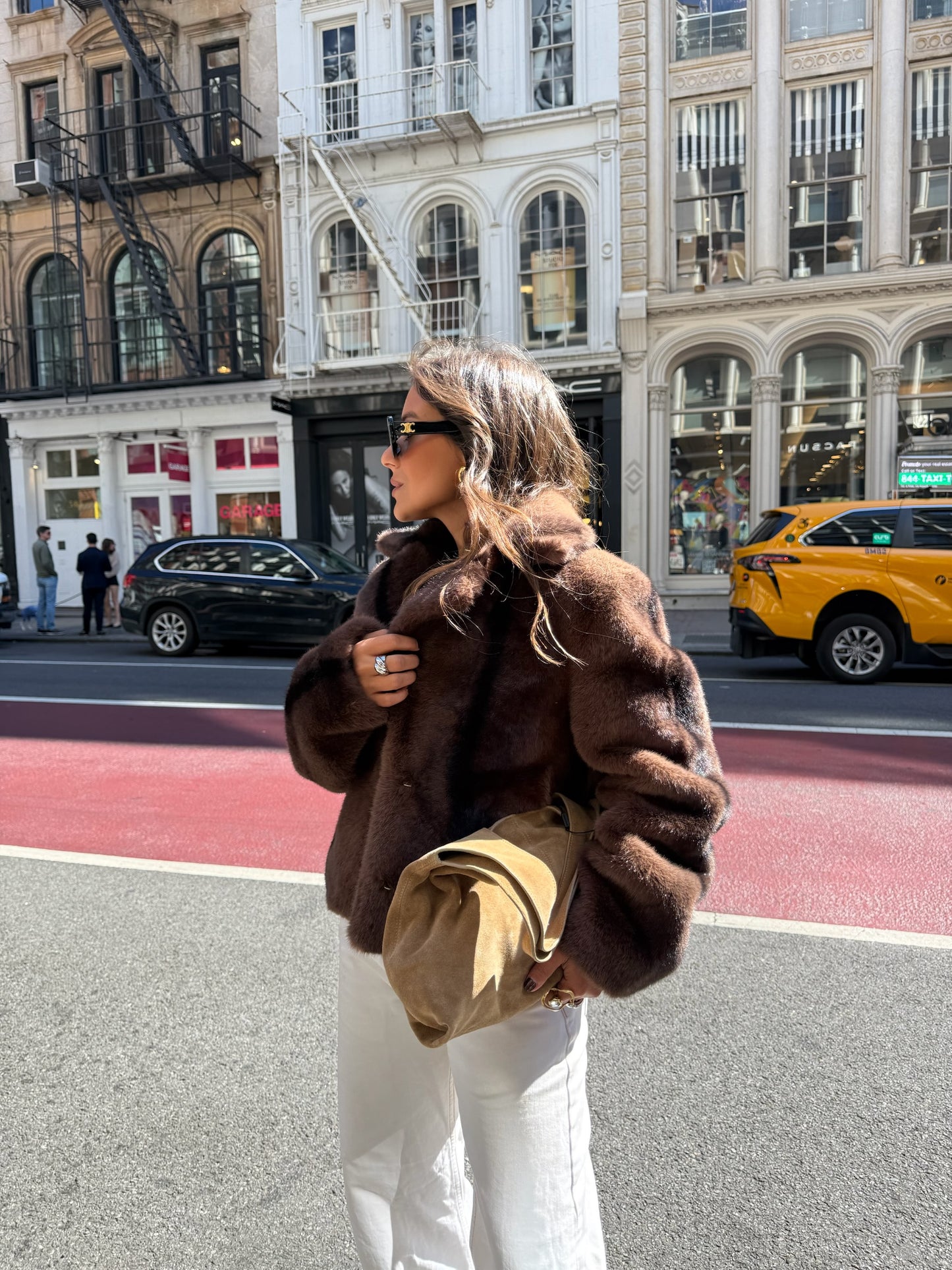 Hot Chocolate Fur Jacket