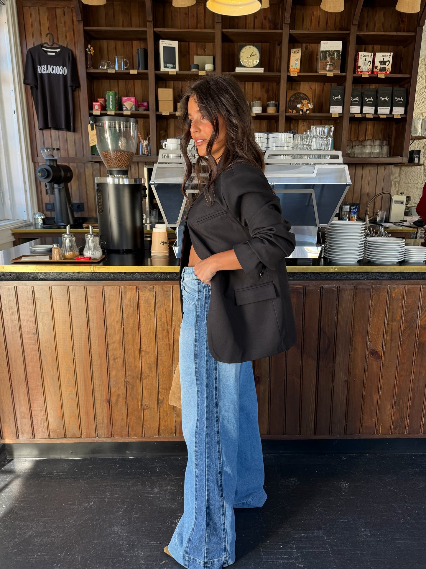 Asymmetrical Blazer in Black