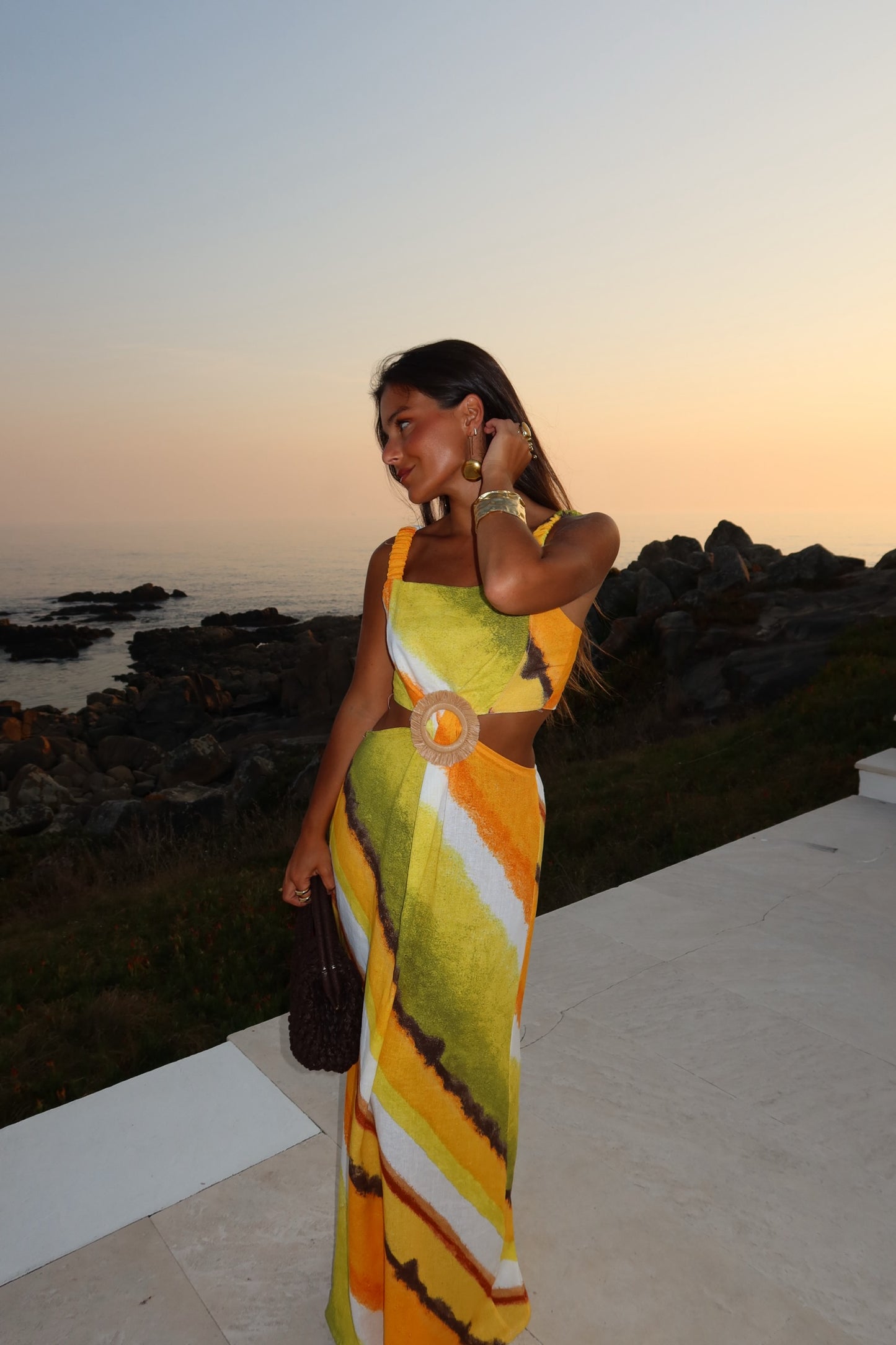 Tropical Dress - Shipping 27/08