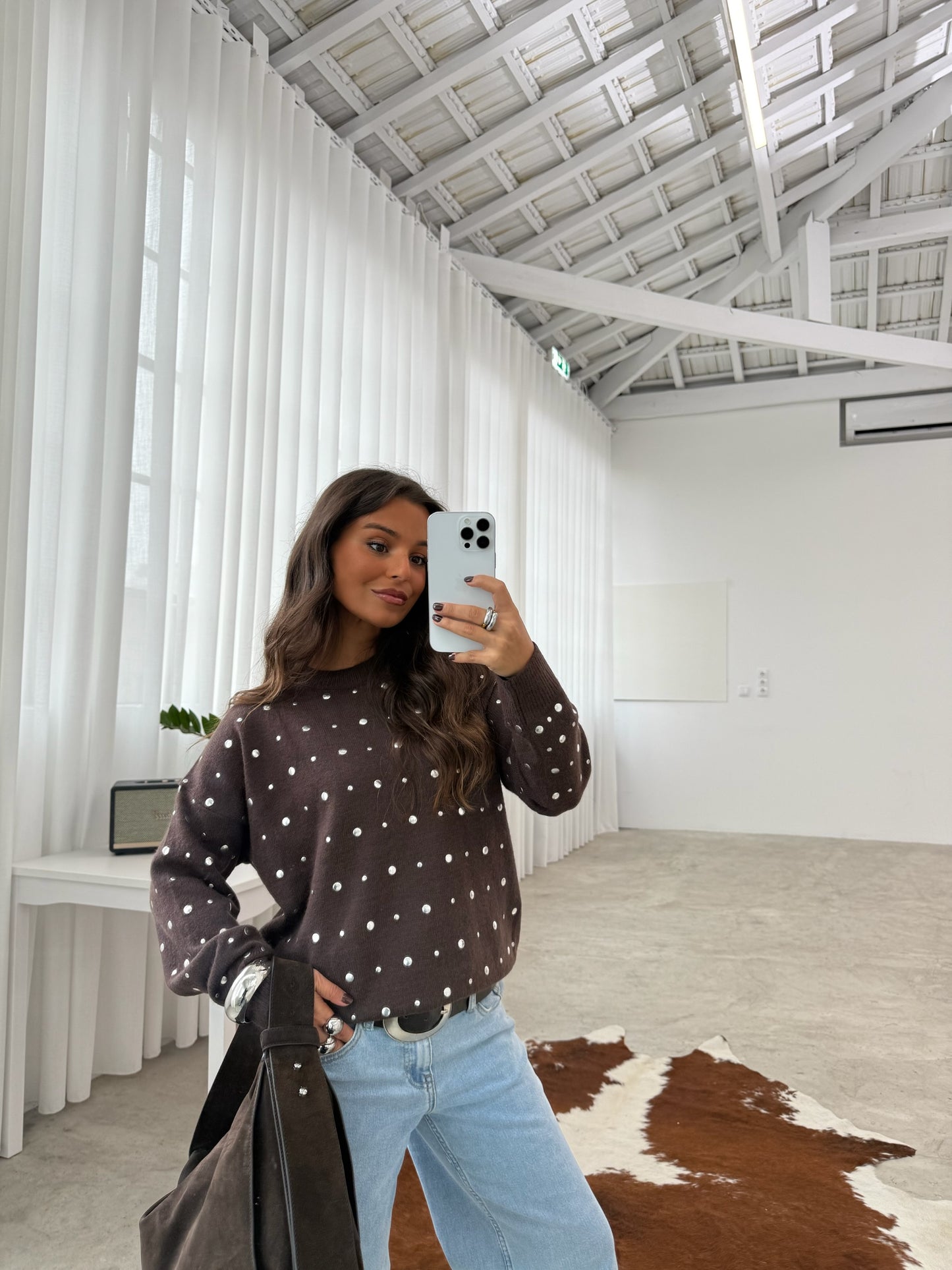 Sabrina Studded Sweater