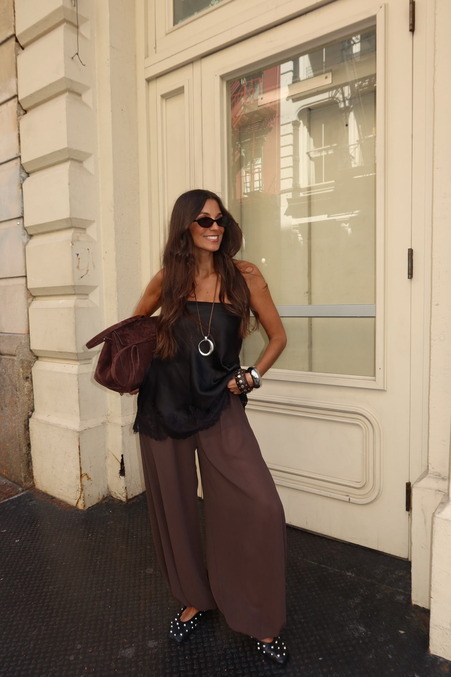 Balloon Pants in Brown