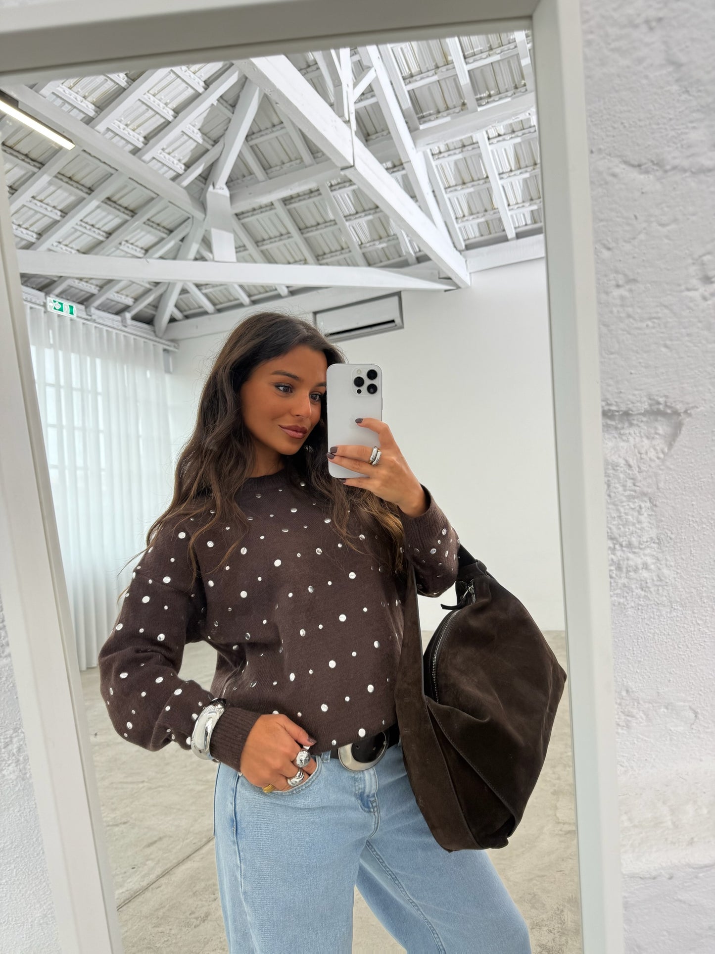 Sabrina Studded Sweater