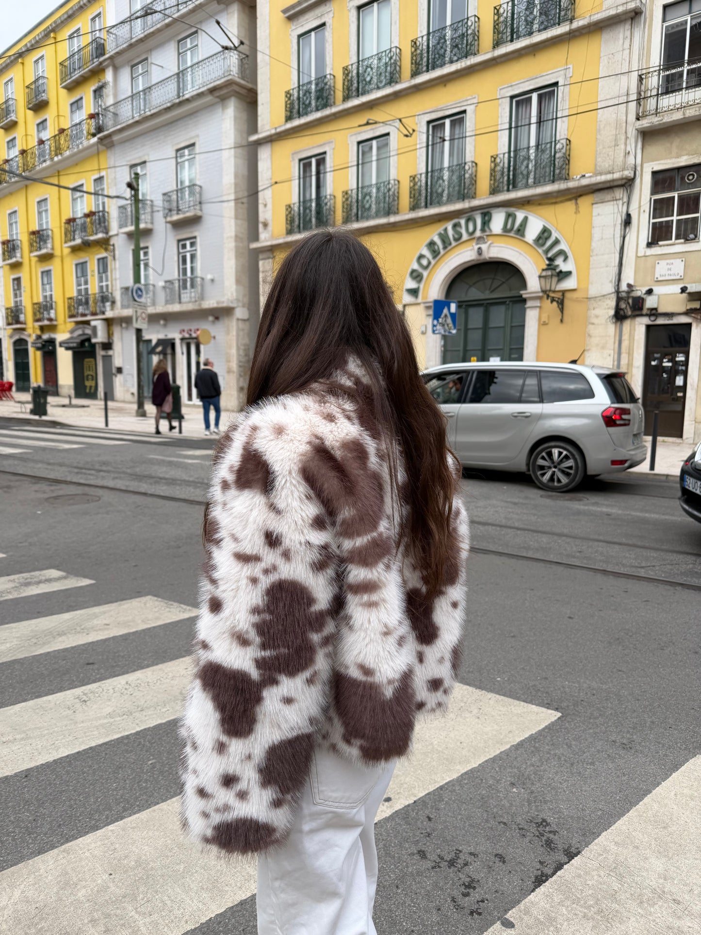 Cow Fur Jacket