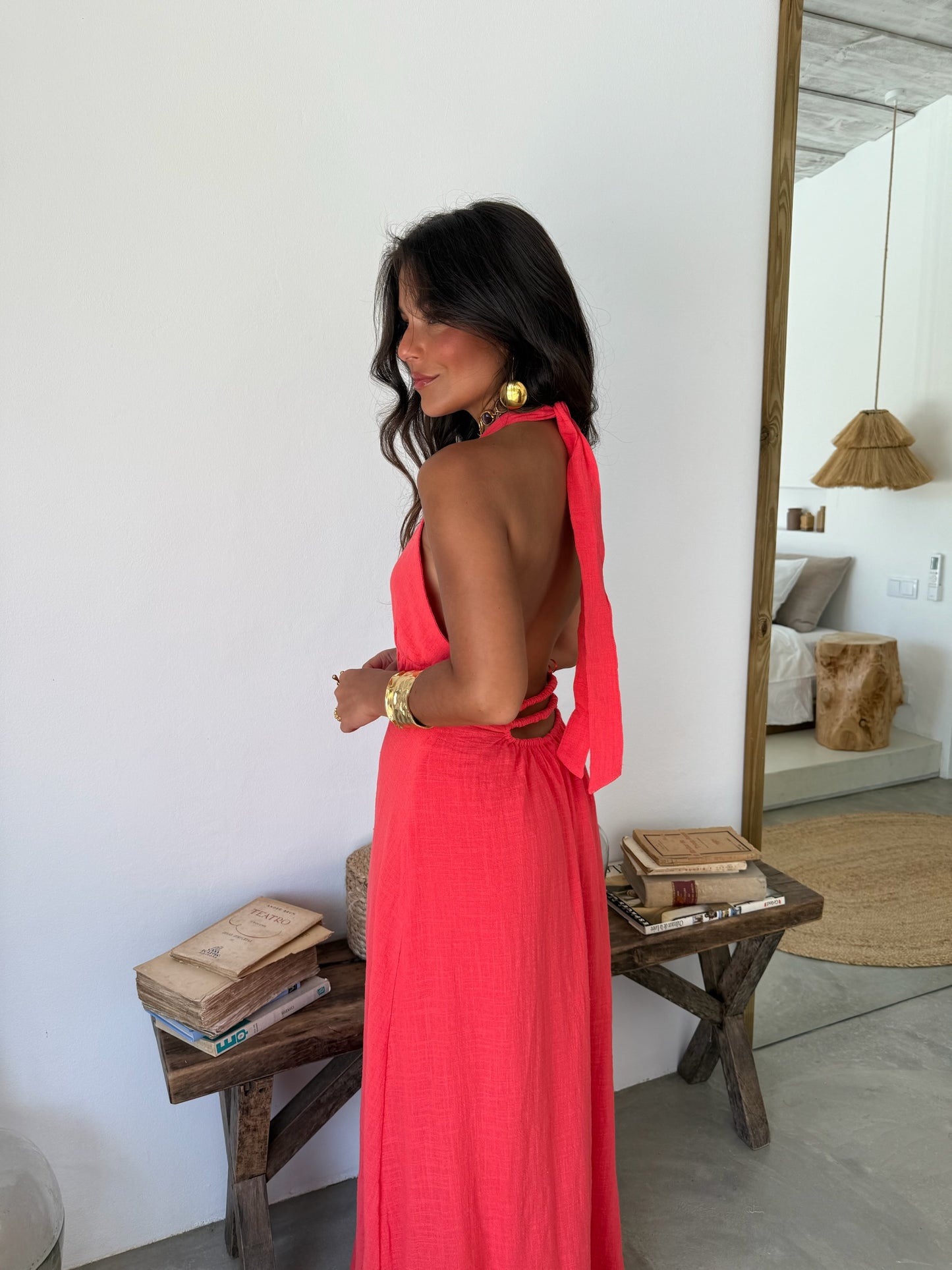 Isla Dress in Corlal